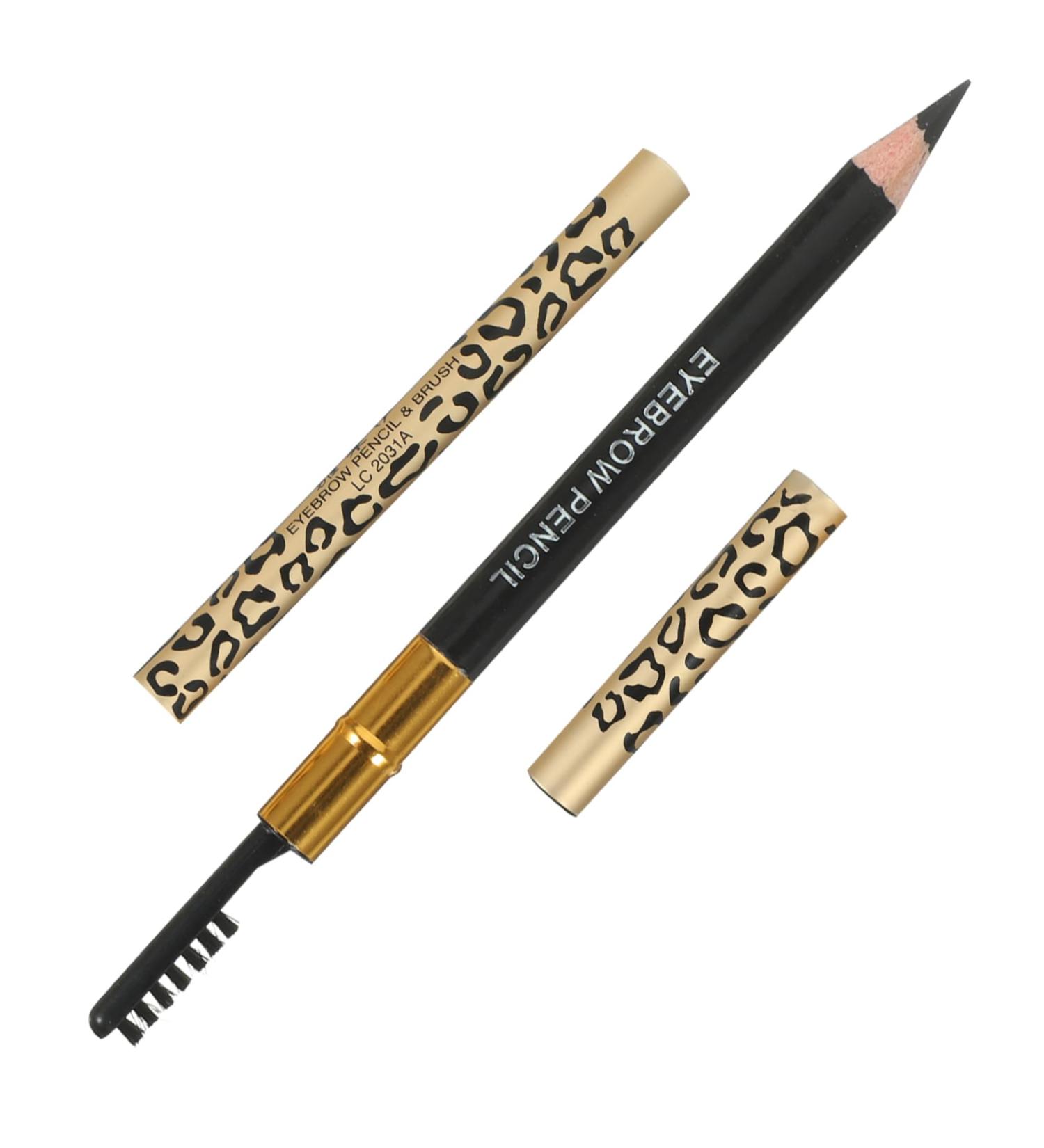 DRESSOOS 4 Pcs Double Head Eyebrow Pencil Elf Eyebrow Pencil Gel Eyeliner Eyebrow Grey Pencil) Black - Buy Online on GoSupps.com