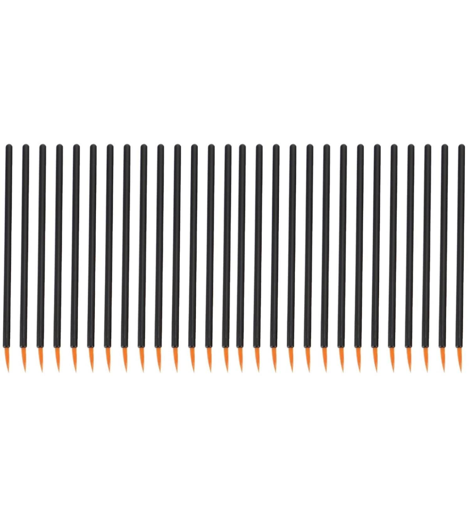 FOMIYES 200 Pcs Disposable Eyeliner Brush Tools Professional Cosmetic Applicator Woman Hard Head 9x6.5cmx2pcs Blackx2pcs - Buy Online on GoSupps.com