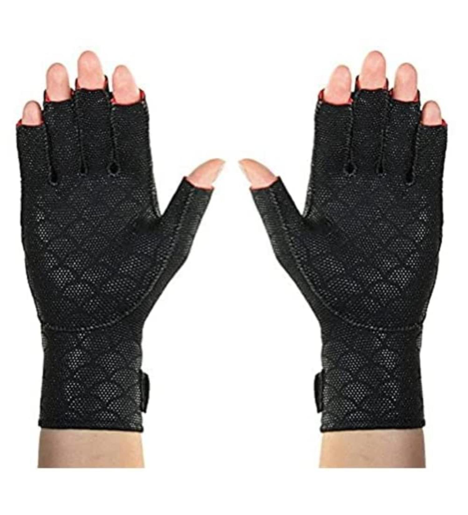 Thermoskin Premium Arthritic Gloves Pair Black - Small | Relieves Pain in Fingers & Hand - Buy Online on GoSupps.com