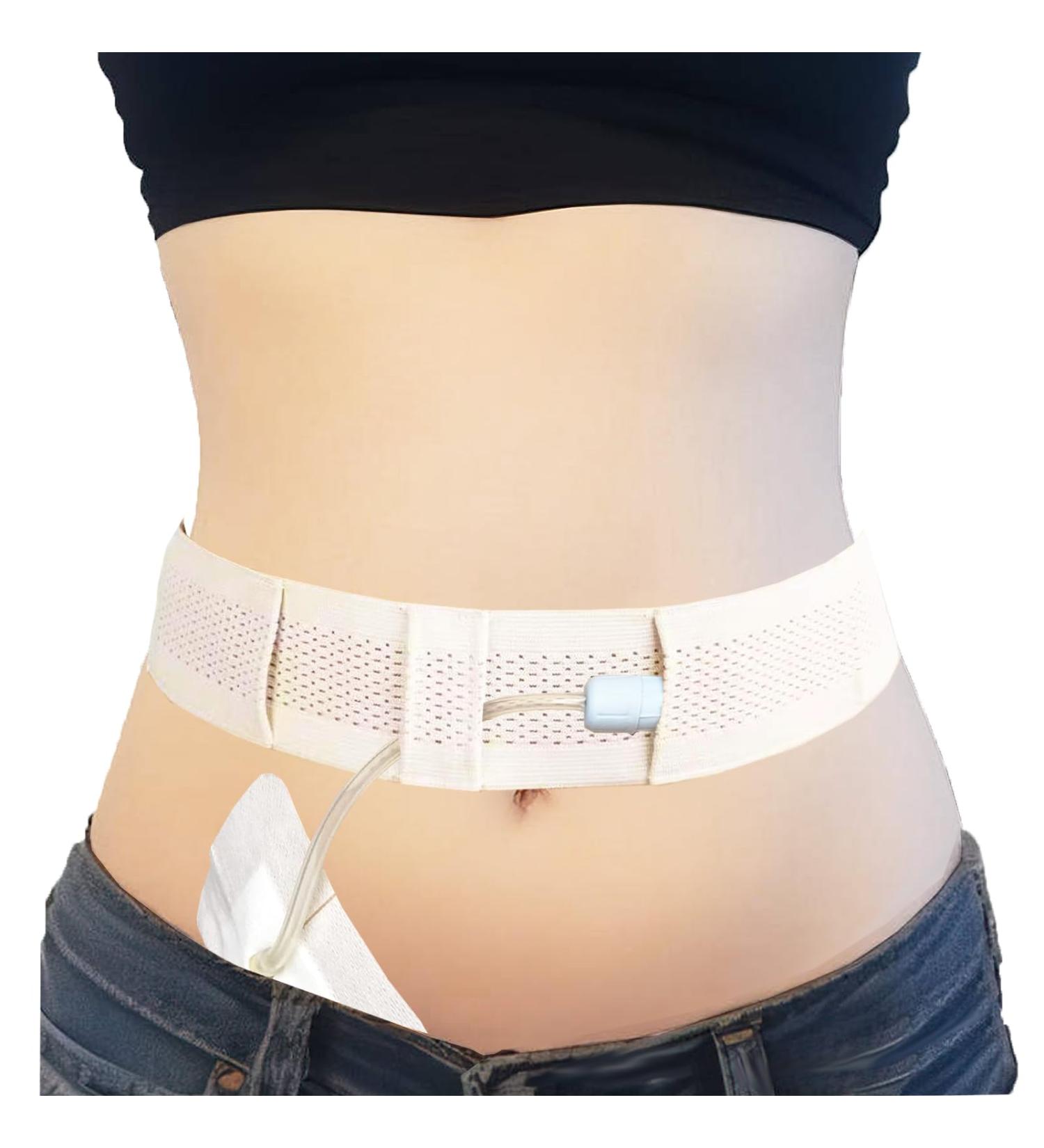 Peritoneal Dialysis Belt for Men & Women - Comfortable PD Catheter & Feeding Tube Holder - Beige Size S - Buy Online on GoSupps.com