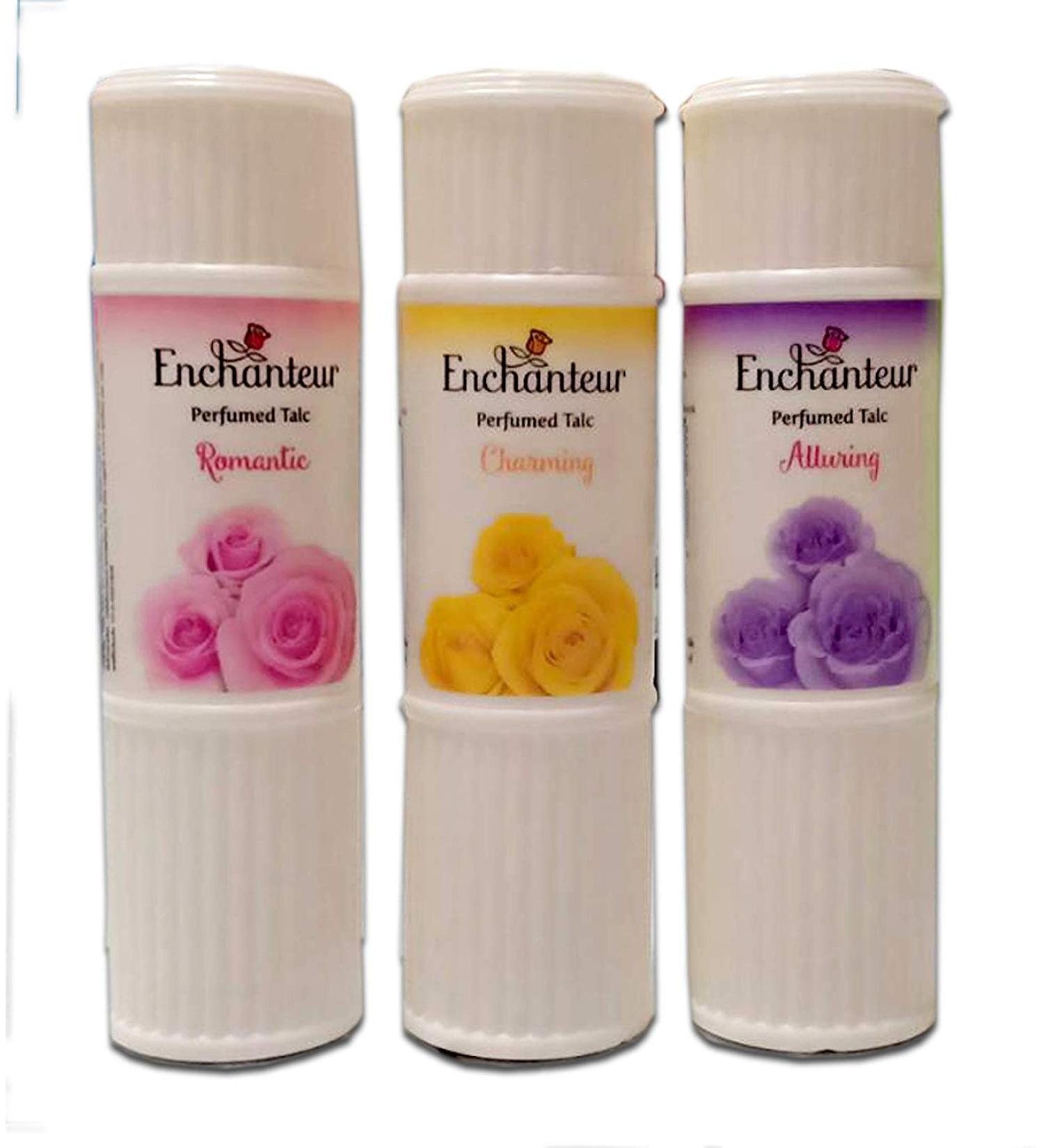 Perfumed Body Talcum Powder Charming Romantic & Alluring Scent (Pack of 3 X 50 g.) by naveenana shop