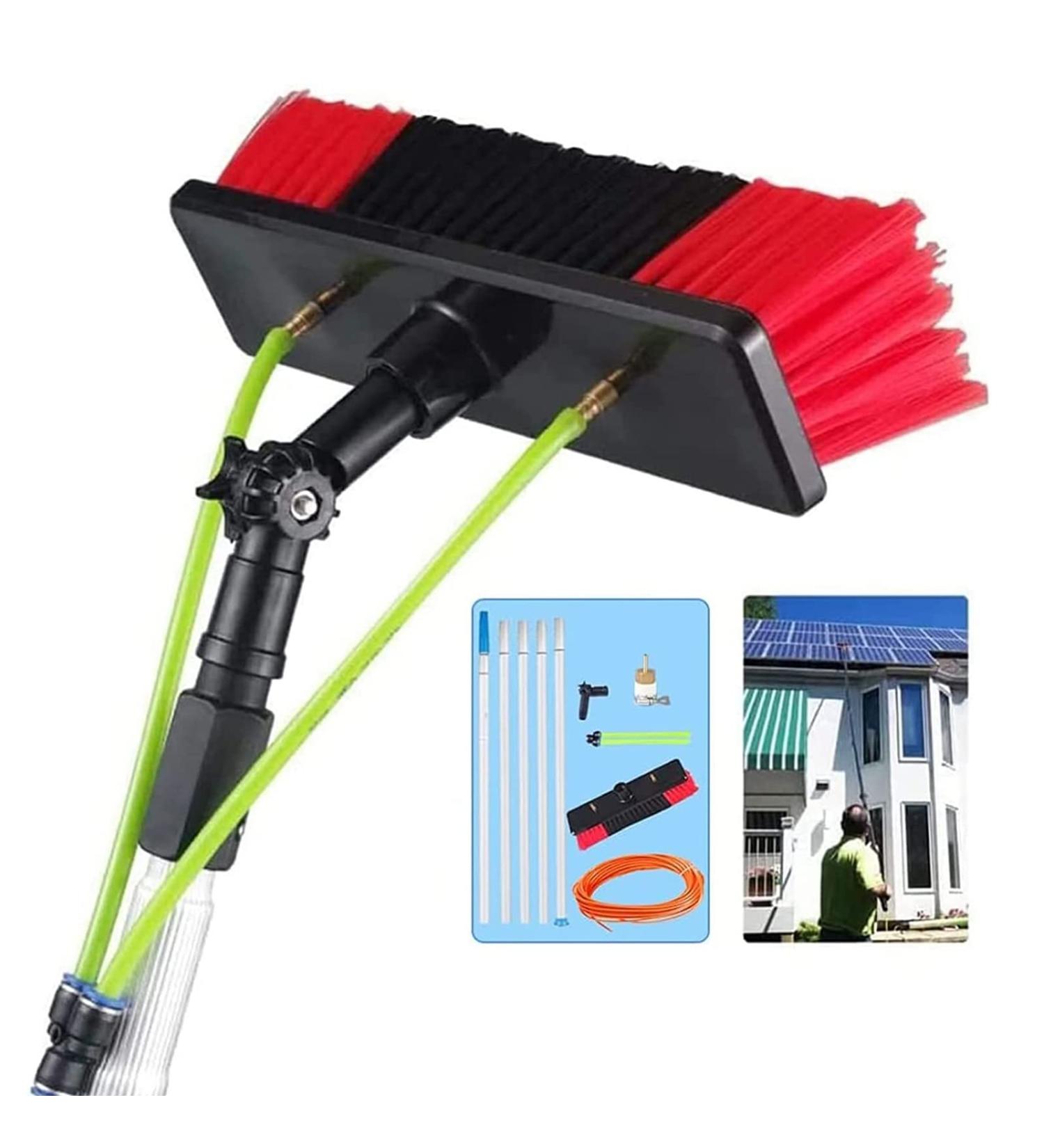 ZTZBFGM Window Cleaning Telescopic Pole Water Fed Extendable Brush Suitable for Cleaner Conservatory Roof Photovoltaic Panel Cleaning/Window Clean 30 cm brush head 26.24 ft 26.24 ft 30 cm brush head - Buy Online on GoSupps.com