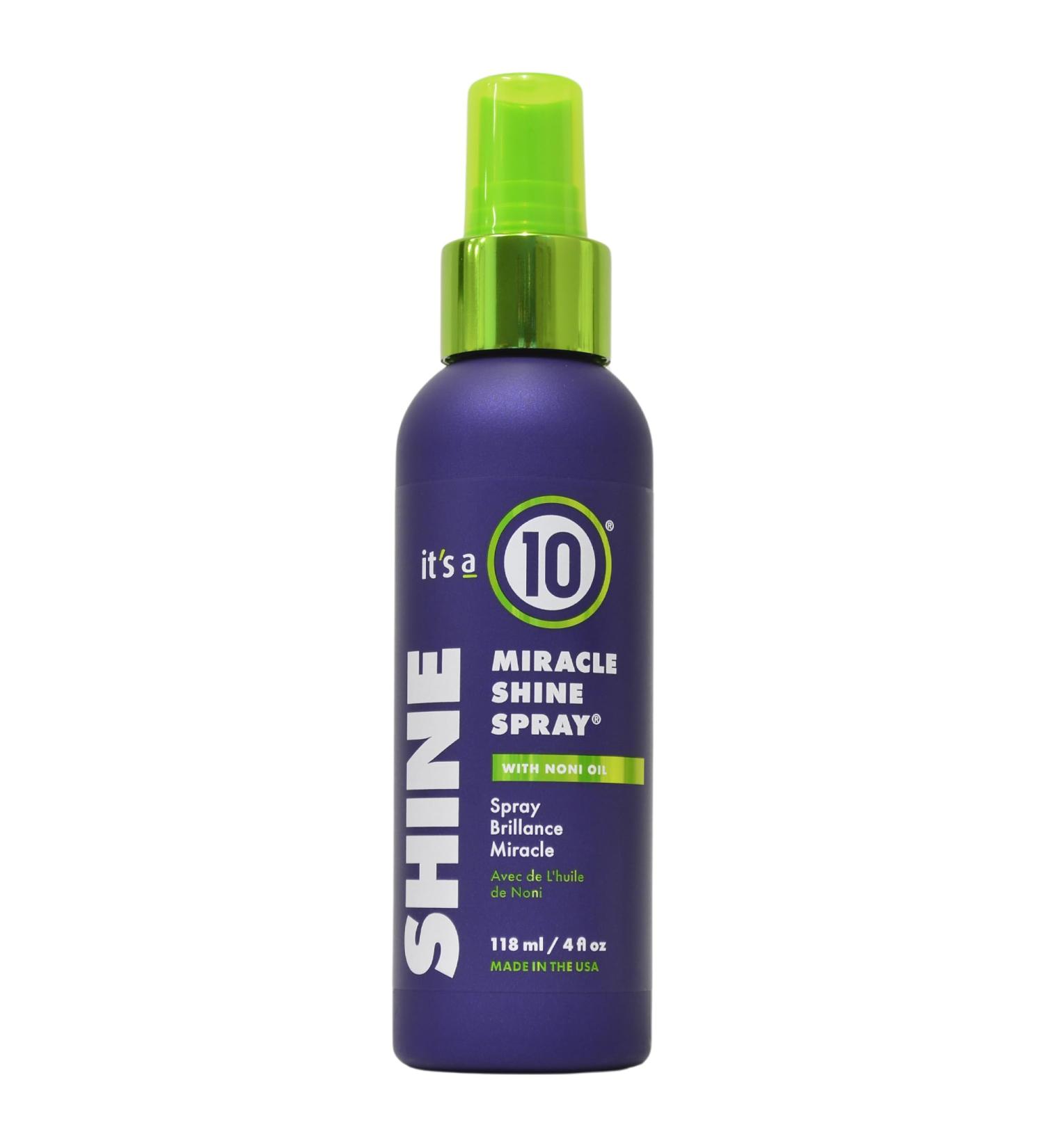 It's A 10 Miracle Shine Spray With Noni Oil 4 Oz - Buy Online on GoSupps.com