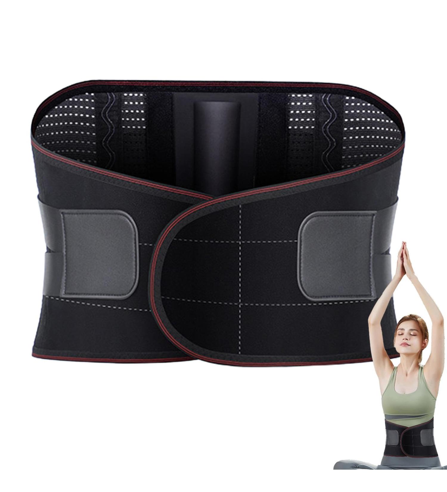 Lumbar Support Belt Back Brace for Lower Back Support Belt Brace Lower Back Support Brace Adjustable Compression Belt Waist Protector Belt for Men & Women - Buy Online on GoSupps.com