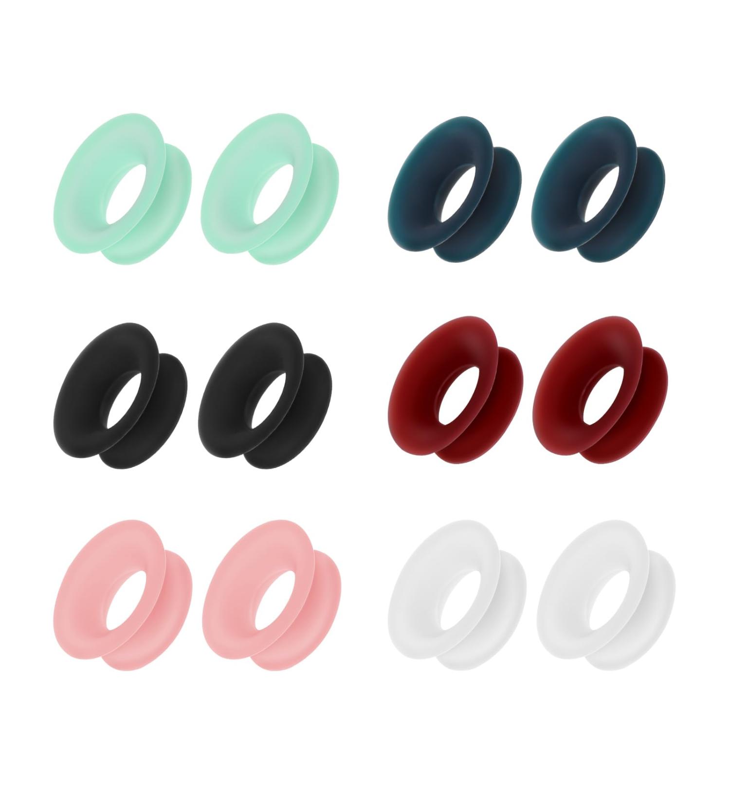 12 PCS Earplugs Pack - Noise Reduction Silicone Loops for 5 dB Mute | Comfortable Quiet Earplugs for Sleeping & Travel - Buy Online on GoSupps.com