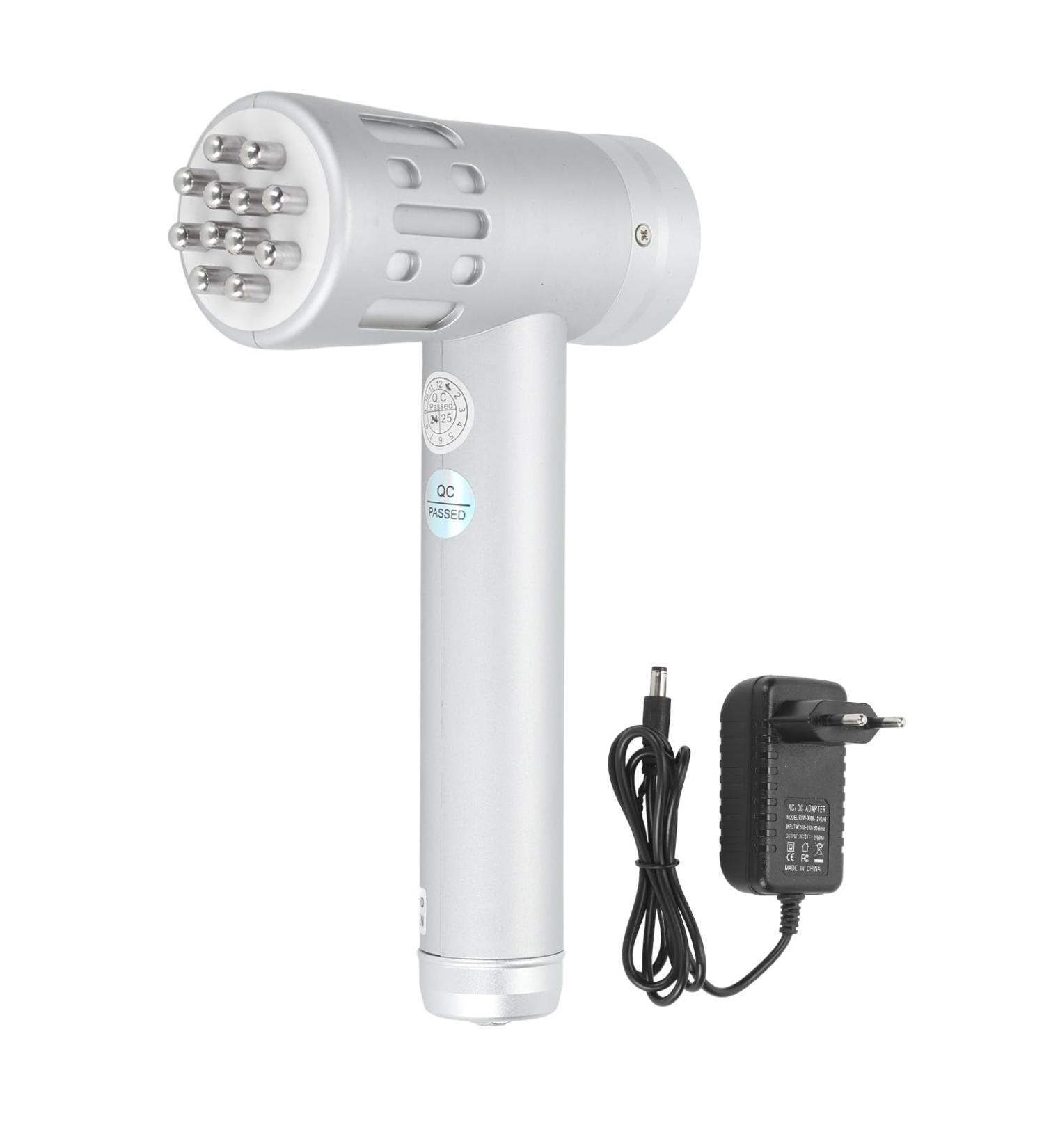 Hot Compress Wand - 3-in-1 Body Massage Device with 650nm Light Biomagnetic & Heat Care for Muscle Relief (EU Connector) - International Shipping Available - Buy Online on GoSupps.com