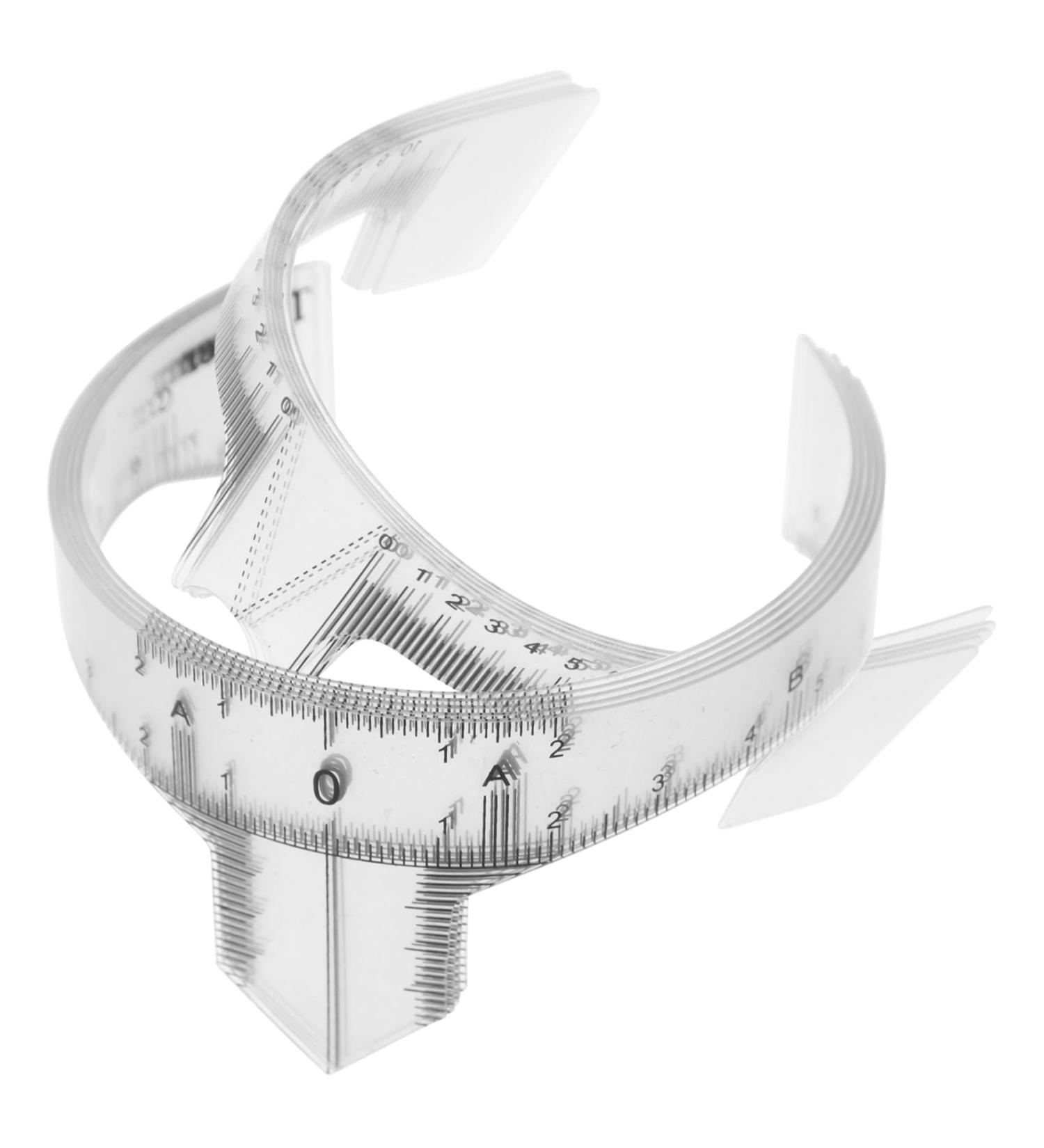 FRCOLOR 10pcs Eyebrow Design Ruler Clear Stickers Disposable Eyebrow Ruler Sticker Eyebrow Positioning Tool - Buy Online on GoSupps.com