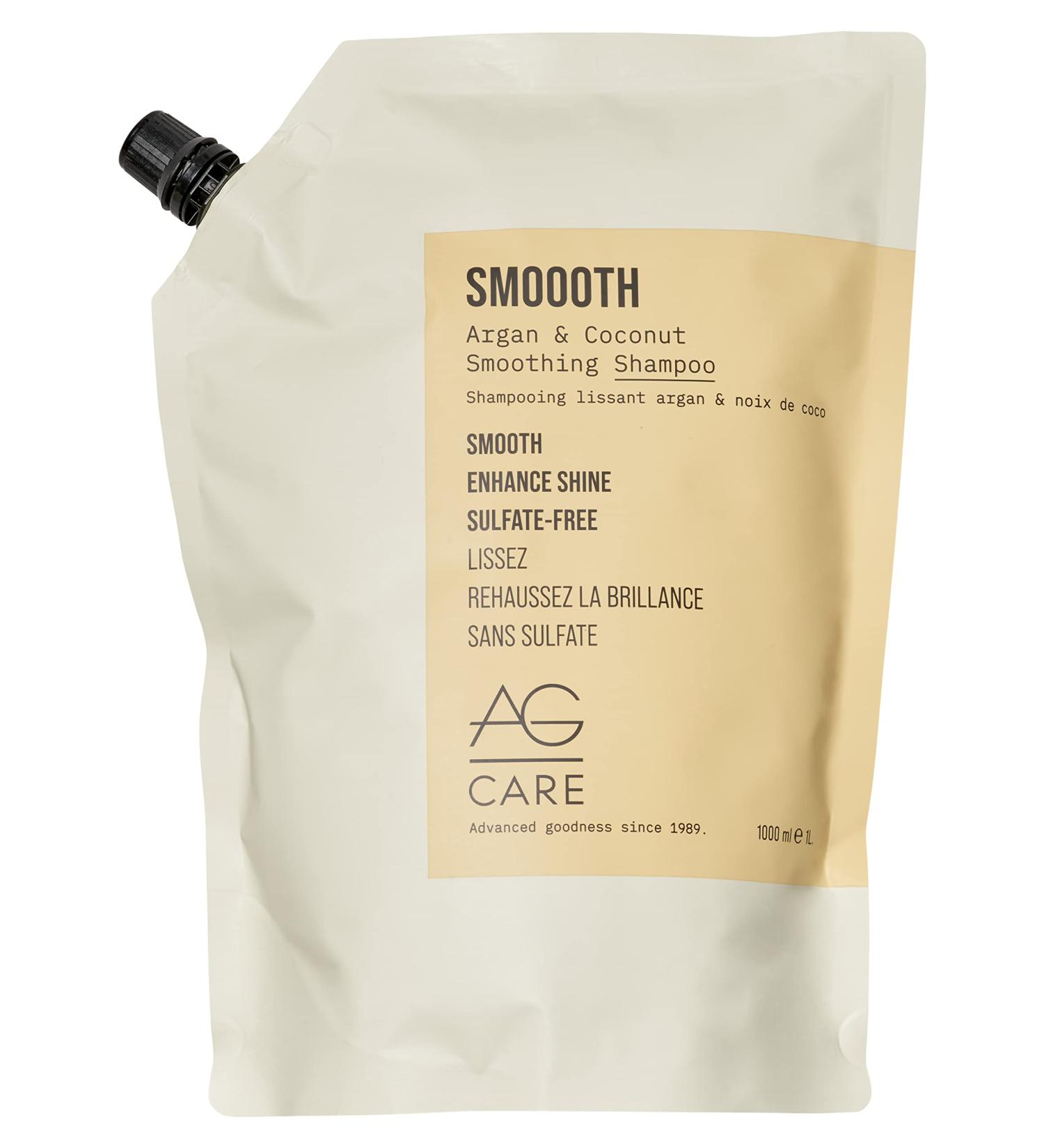 AG Care Smooth Coconut Smoothing Shampoo 33.8 Fl Oz - Nourishing & Sulfate-Free for All Hair Types | Buy Internationally - Buy Online on GoSupps.com