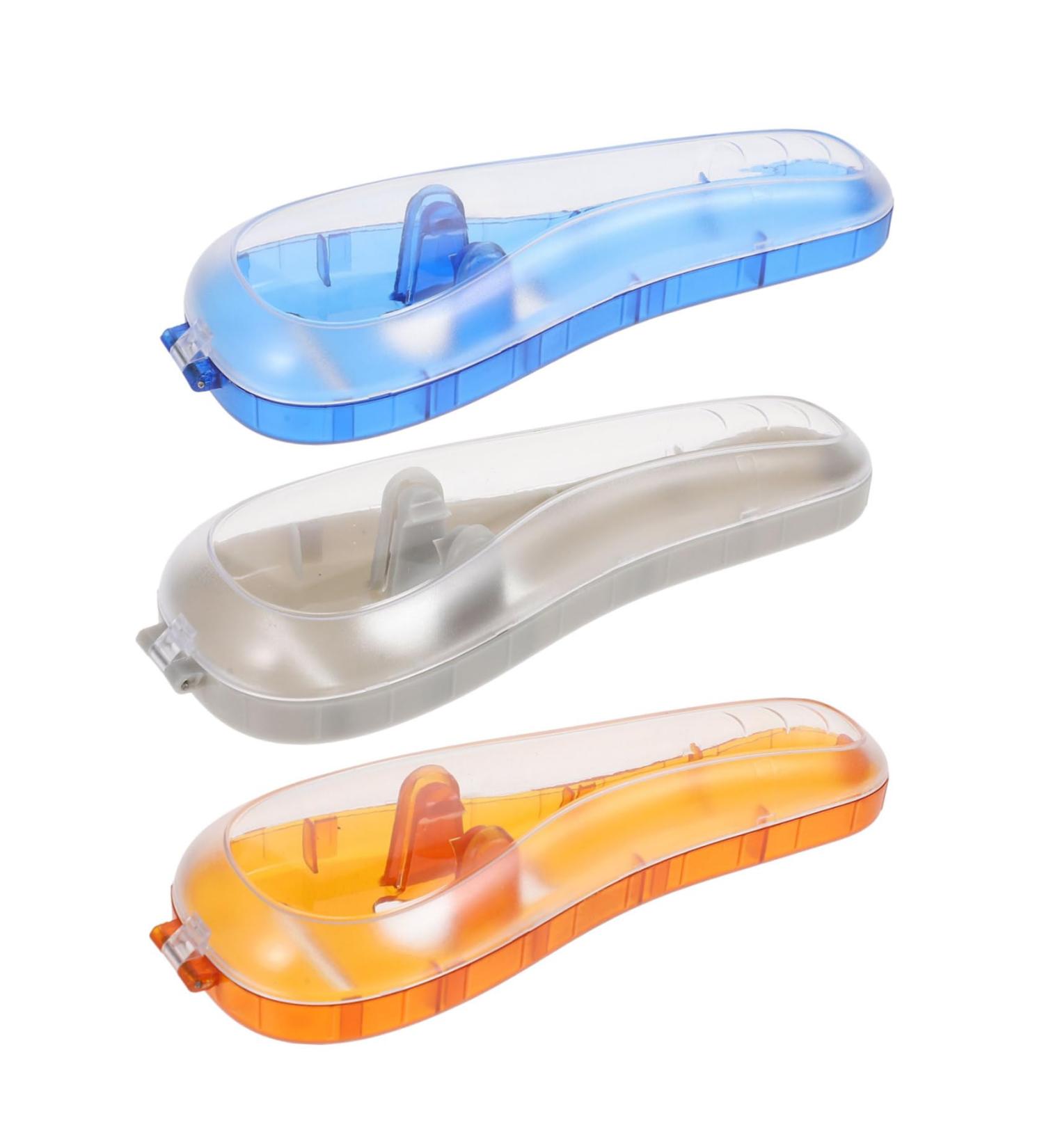 3-Piece Safety Razor Storage Box Set | Protective Clip-On Holder & Case for Men - Buy Online on GoSupps.com