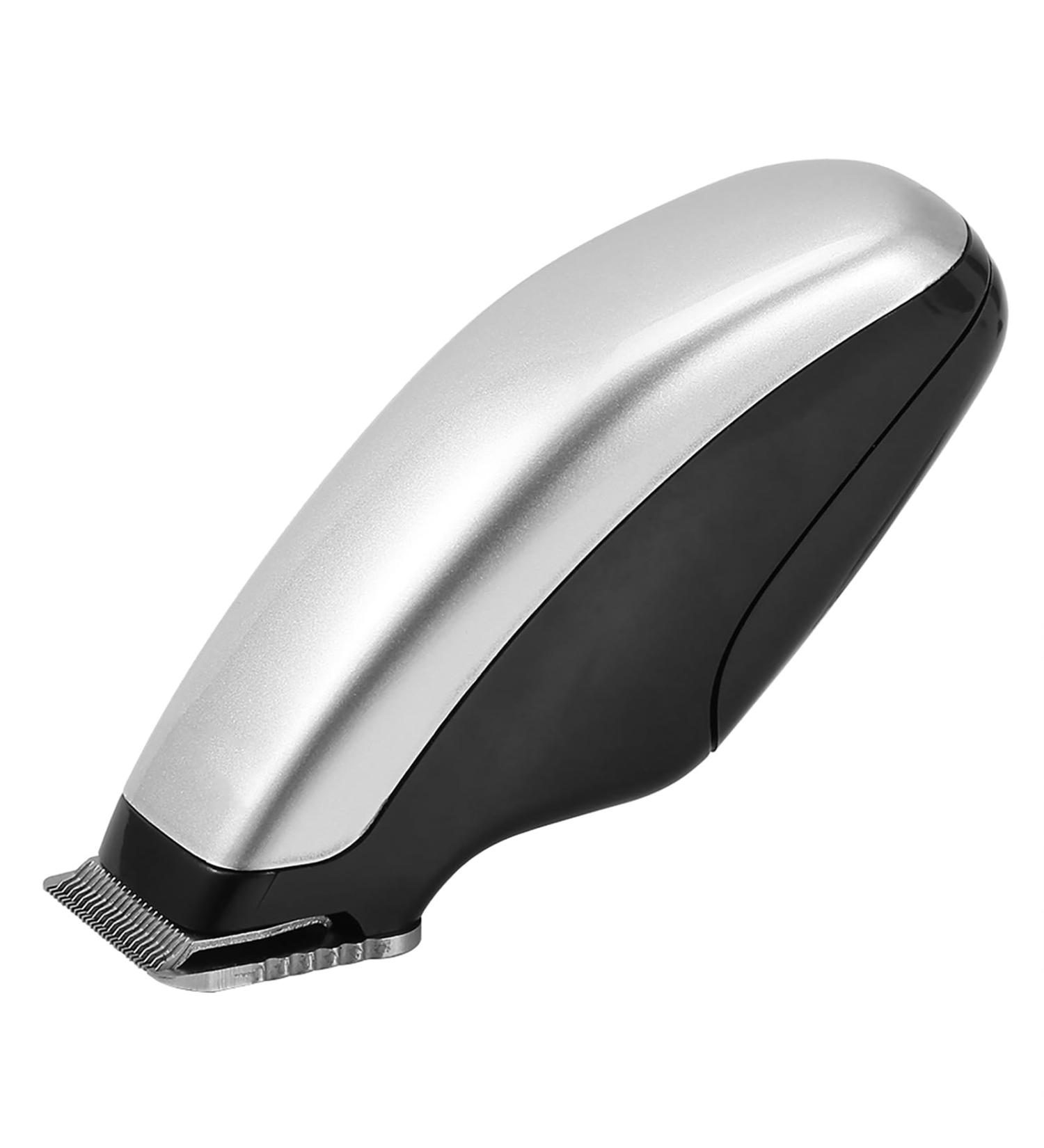 Facial Hair Trimmer for Beard Fast Trimming Electric Hair Clipper with Automatic Grinding Function 3 Trimming Combs for Variable Cutting Length Replaceable Battery Silver - Buy Online on GoSupps.com