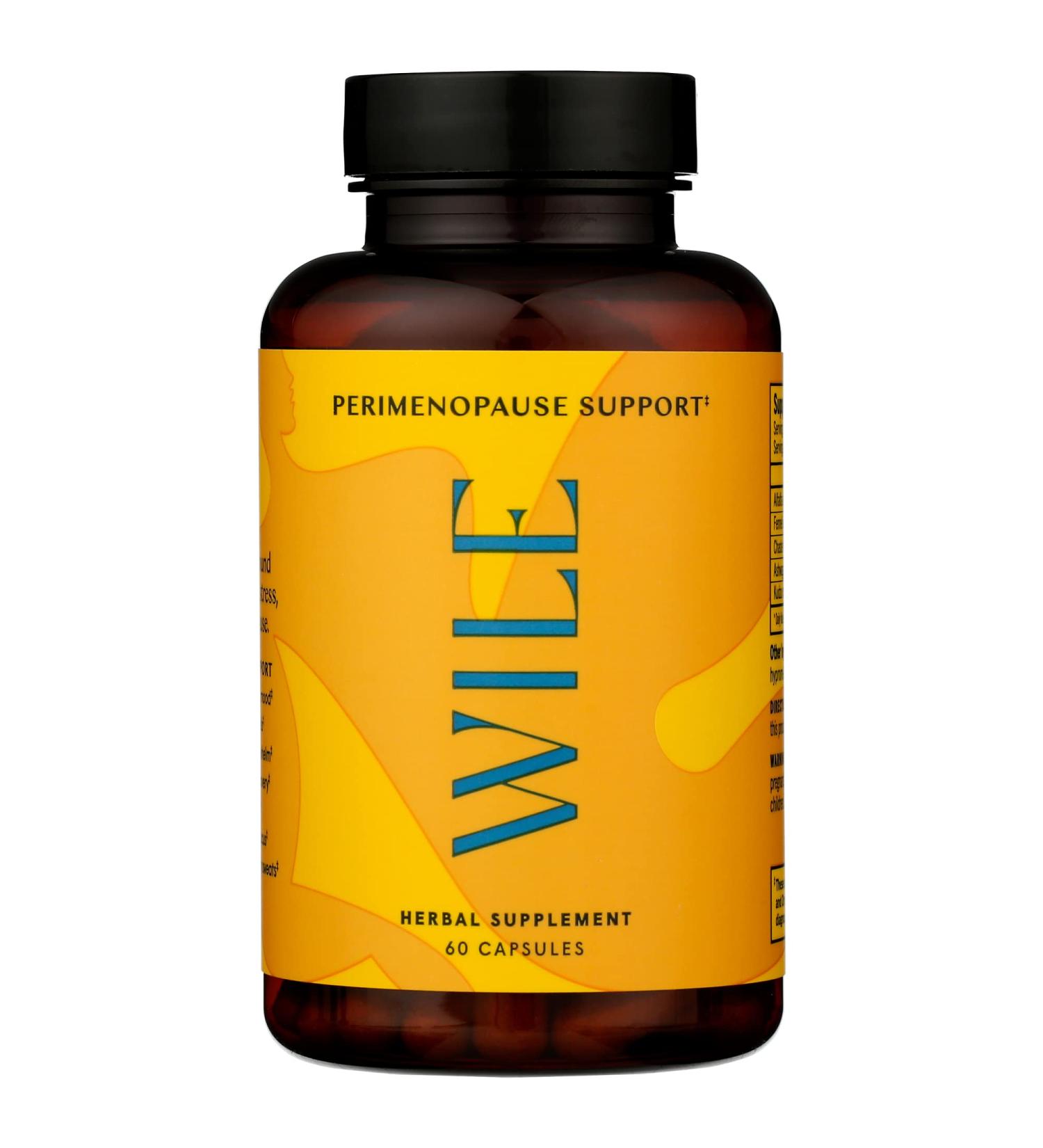 Wile Perimenopause Supplement: Menopause Support Capsules with Ashwagandha & Black Cohosh for Hormone Balance, Hot Flashes, Night Sweats, PMS & Mood - Women's Health - Buy Online on GoSupps.com