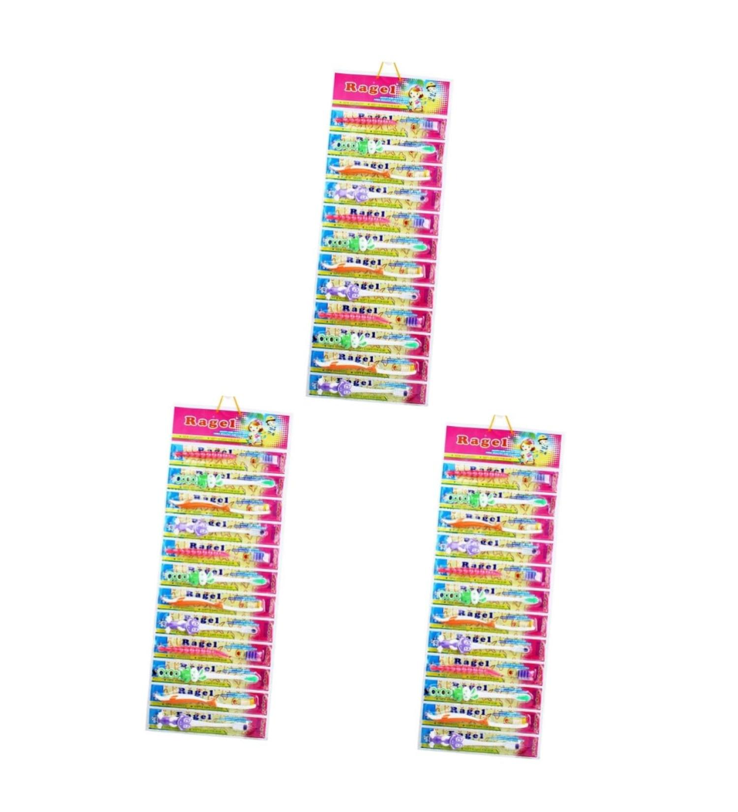 Minkissy 36 Pcs Eco-Friendly Toothbrush Set - Easy Hold Mini Toothbrushes for Kids & Adults | Biodegradable Bristle Cleaning Brushes - Buy Online on GoSupps.com