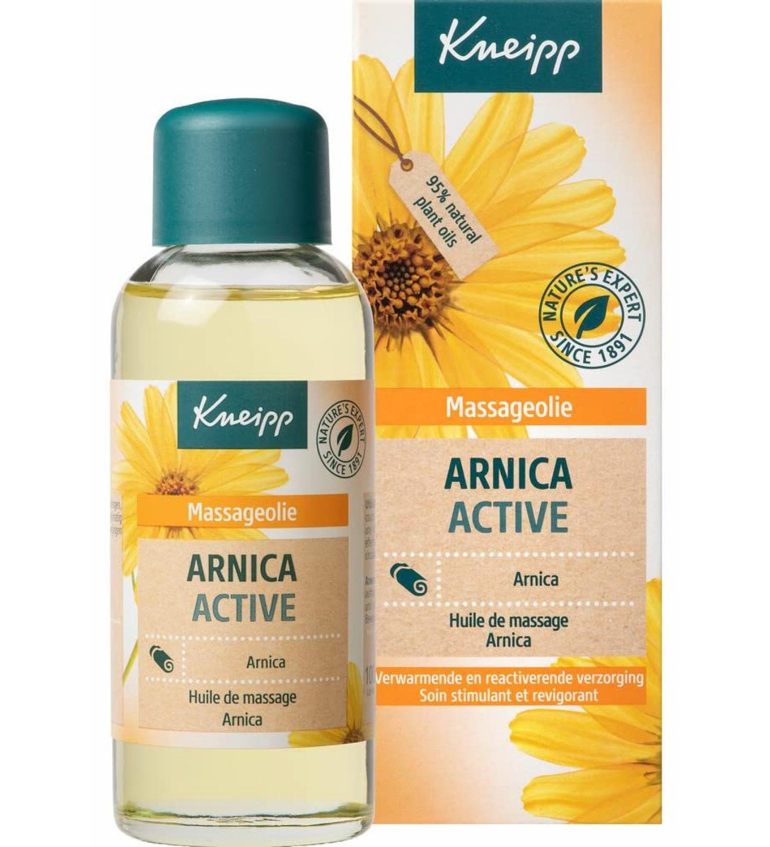 Kneipp Massage Oil Arnica 100ml | Natural Pain Relief & Relaxation | Buy Online Internationally - Buy Online on GoSupps.com
