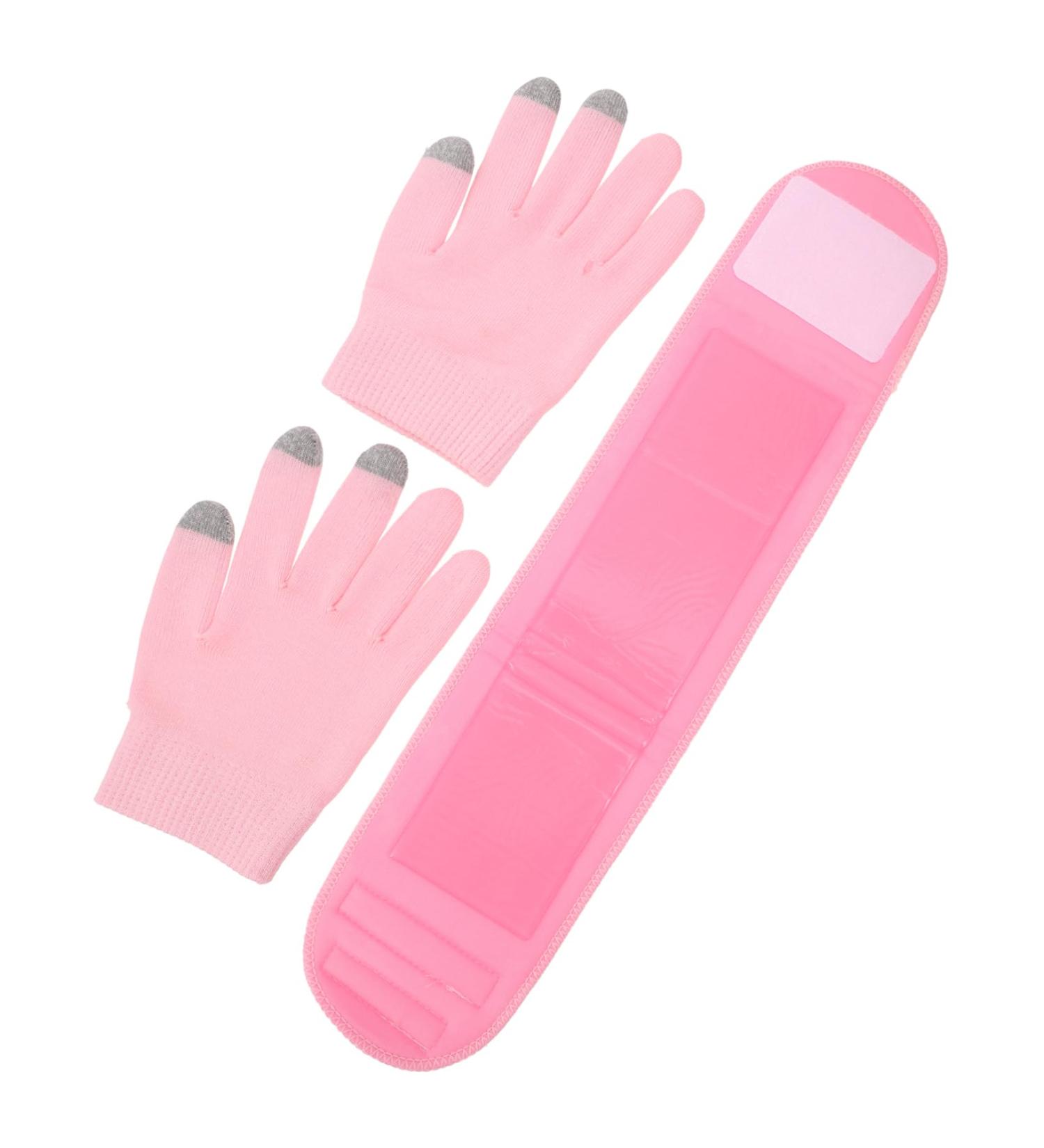 Beaupretty 1 Set Cervical Membrane Moisturizing Girls Accessories Girls Gloves Chest Wrinkle Pads Neck Wrinkle Pads Hand Moisturizer Gloves Accessories for Girls Dilute Neck Pad 48x10cm Pink - Buy Online on GoSupps.com
