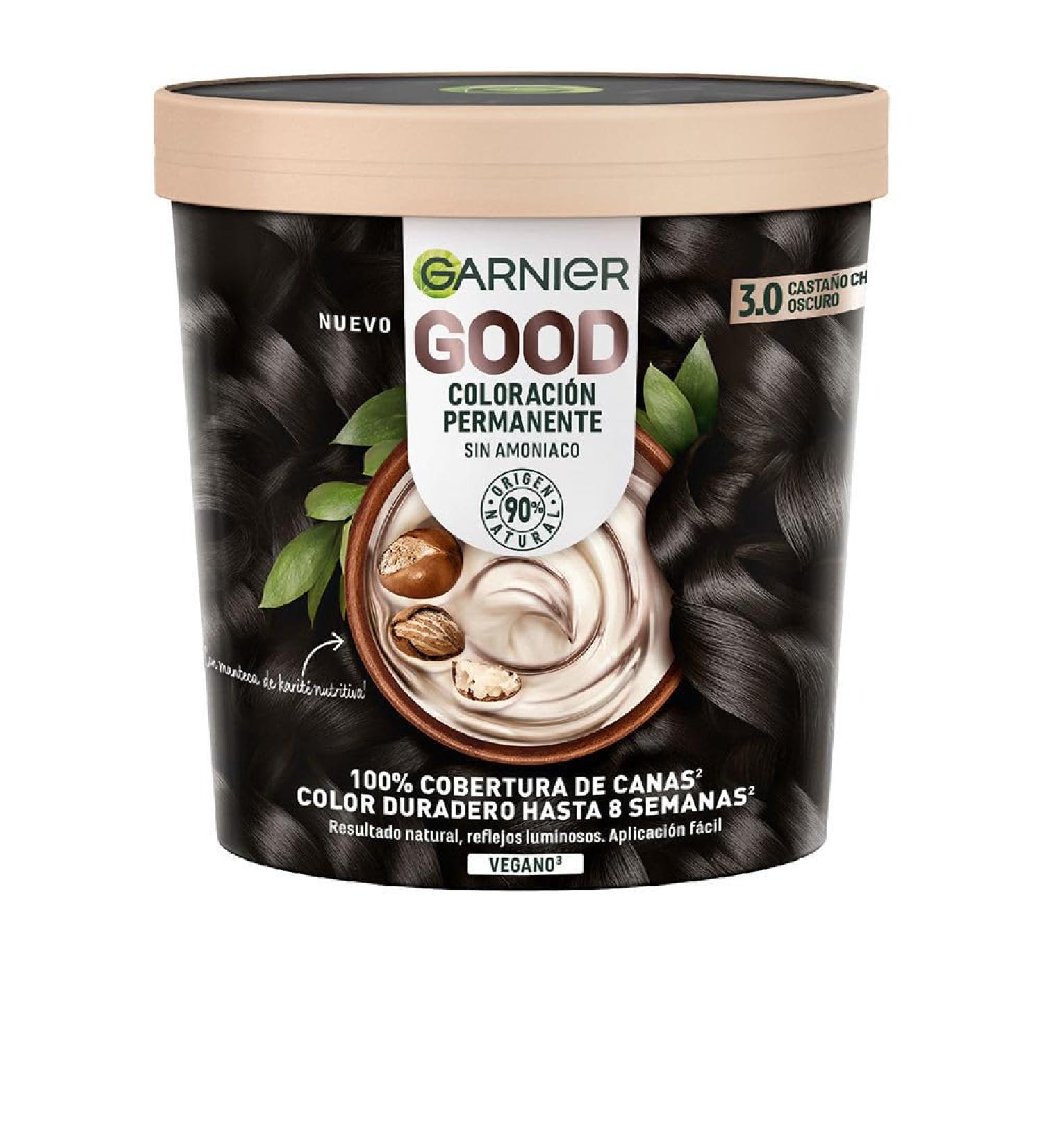 Garnier Good Coloración Permanente 3.0 Castaño Dark 1 U Women