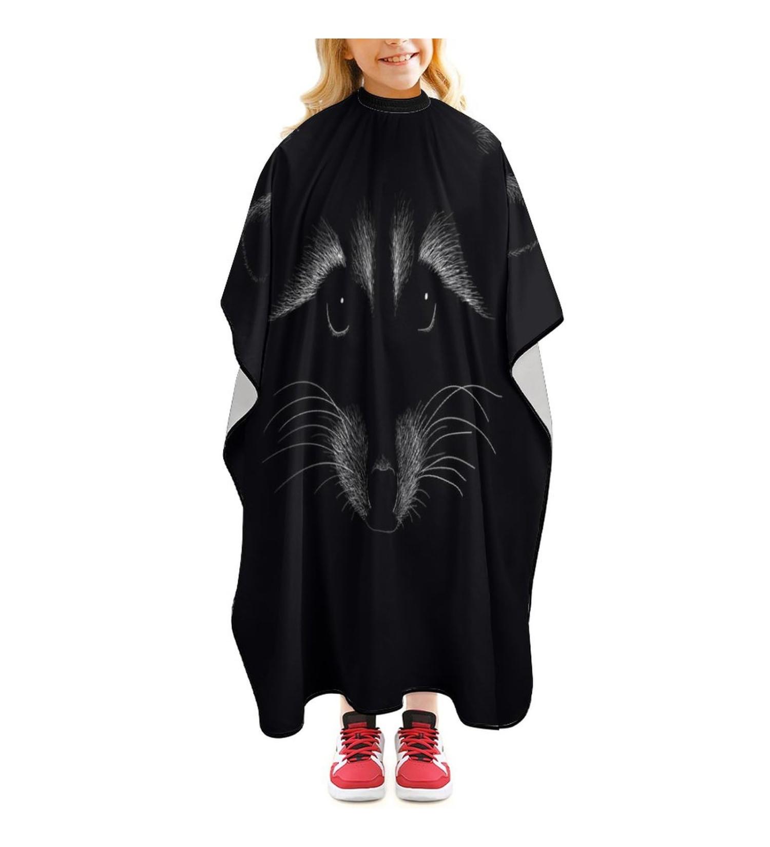 Raccoon Kids Hair Cutting Cape - Waterproof Barber Apron for Professional Hairdressing | International Shipping - Buy Online on GoSupps.com