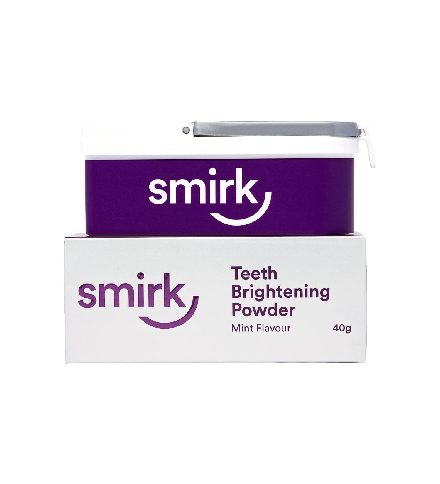 Smirk Teeth Brightening Powder 40g - Natural Whitening Formula | Shop Now - Buy Online on GoSupps.com