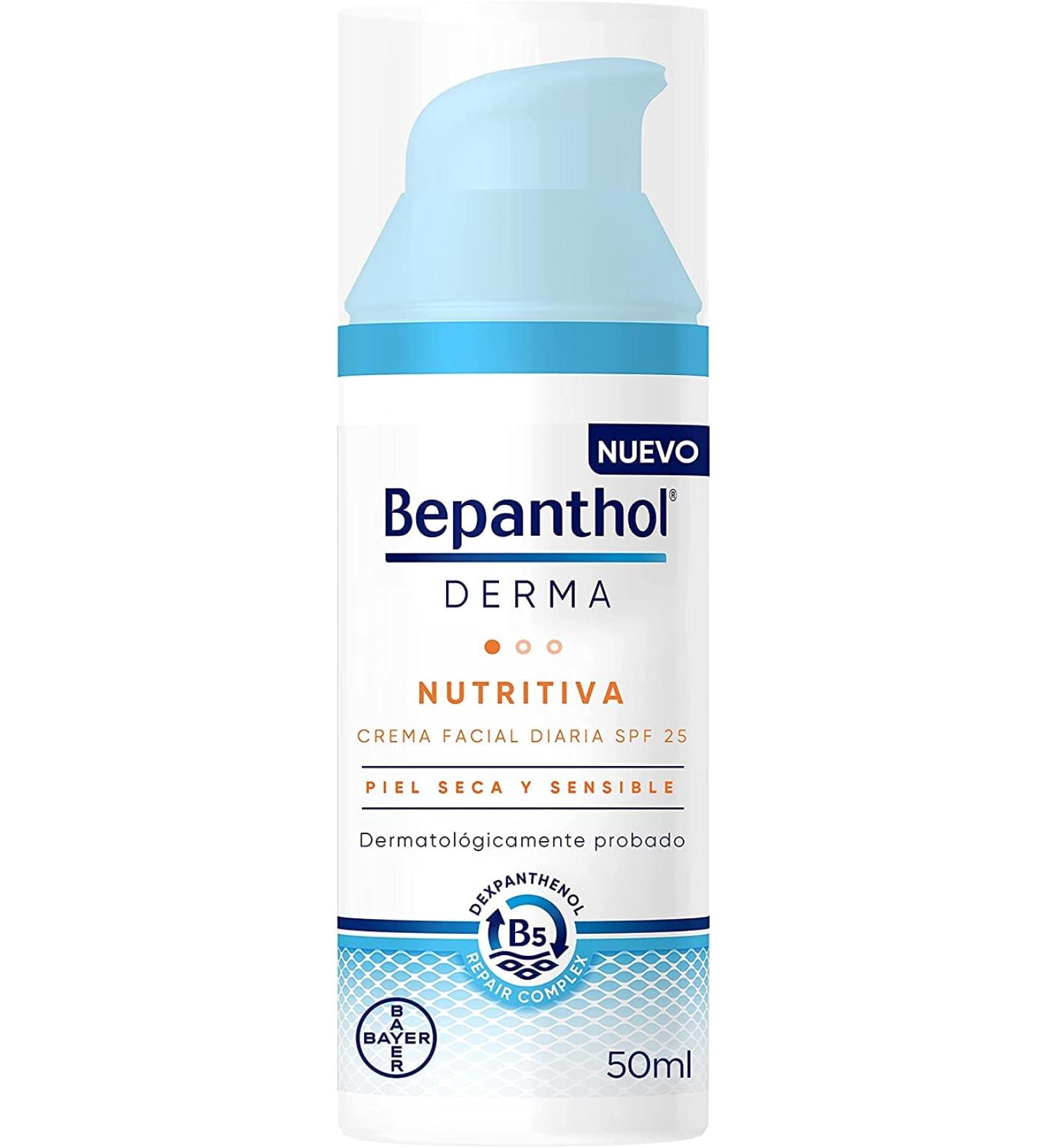 Bepanthol Bepanthol Derma Nutritive Day Moisturizing Face Cream with SPF25 Dry and Sensitive Skin 50 ml - Buy Online on GoSupps.com