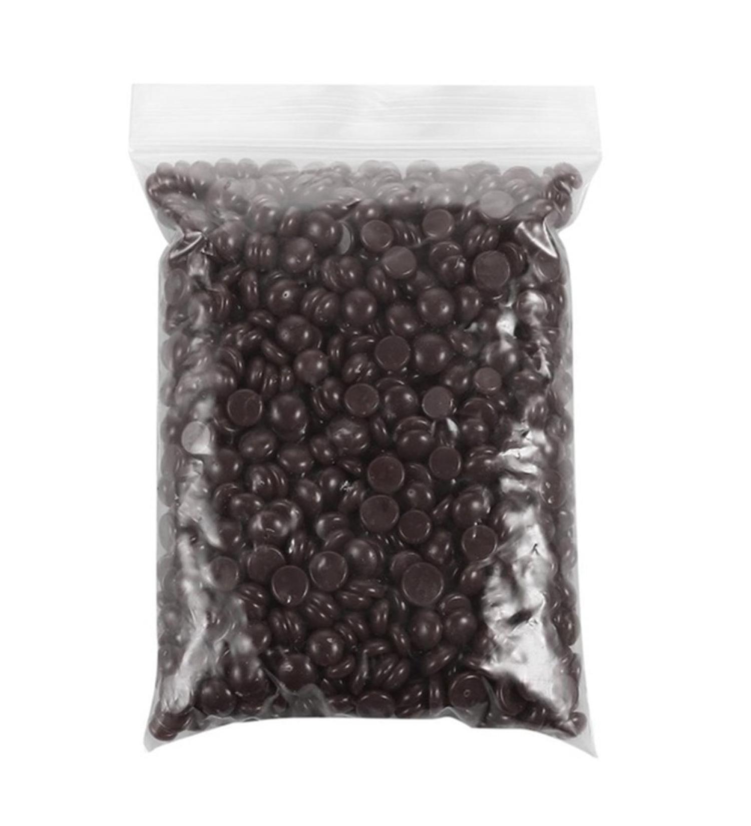 Supvox Painless Hard Wax Beans - 50g Chocolate for Women & Men | Hair Removal for Face Bikini Legs Armpit & Back - Buy Online on GoSupps.com