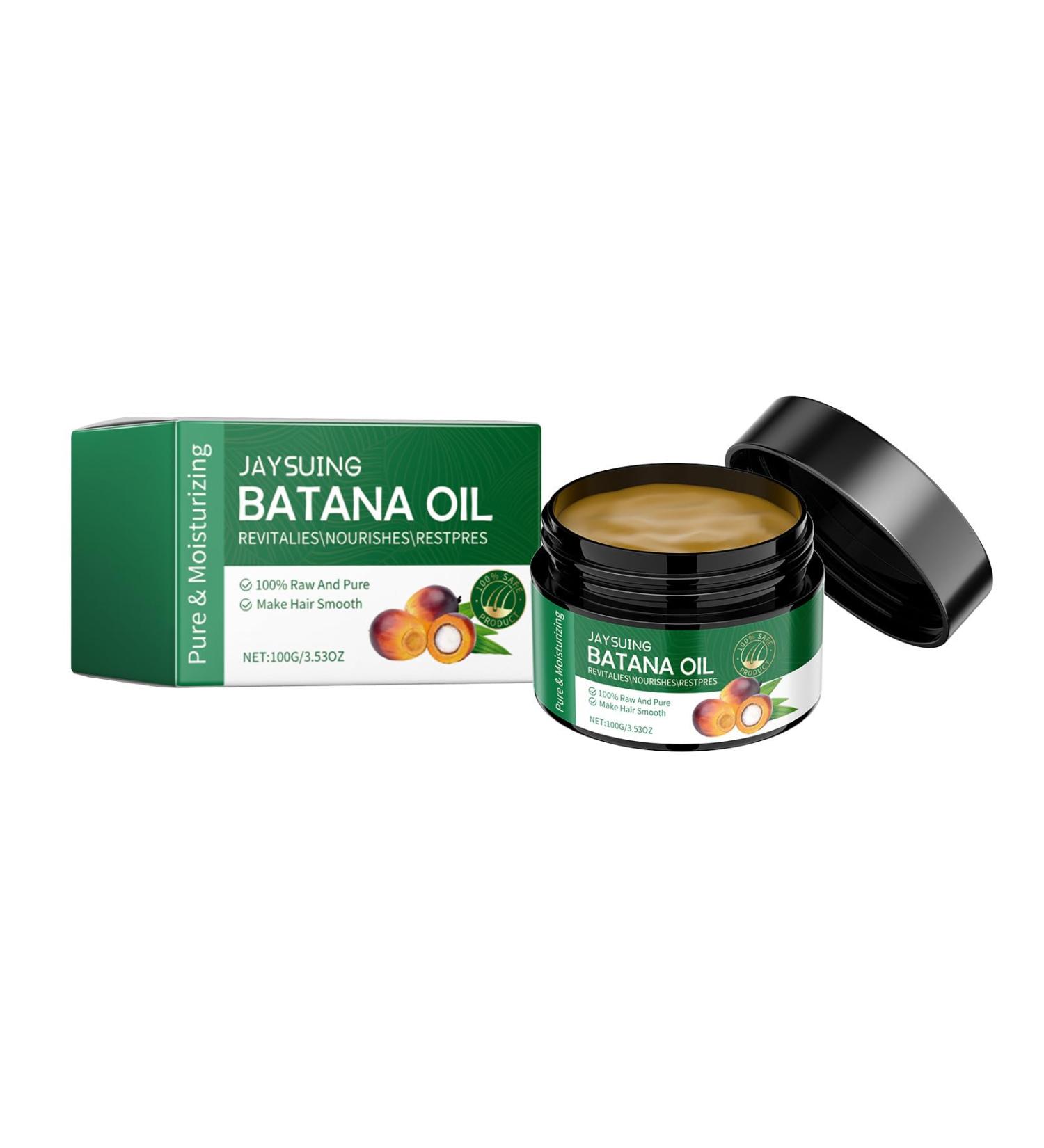 Batana Hair Oil moisturizes and repairs dry and frizzy hair smoothes and thickens hair growth and prevents hair loss and breakage (1) - Buy Online on GoSupps.com