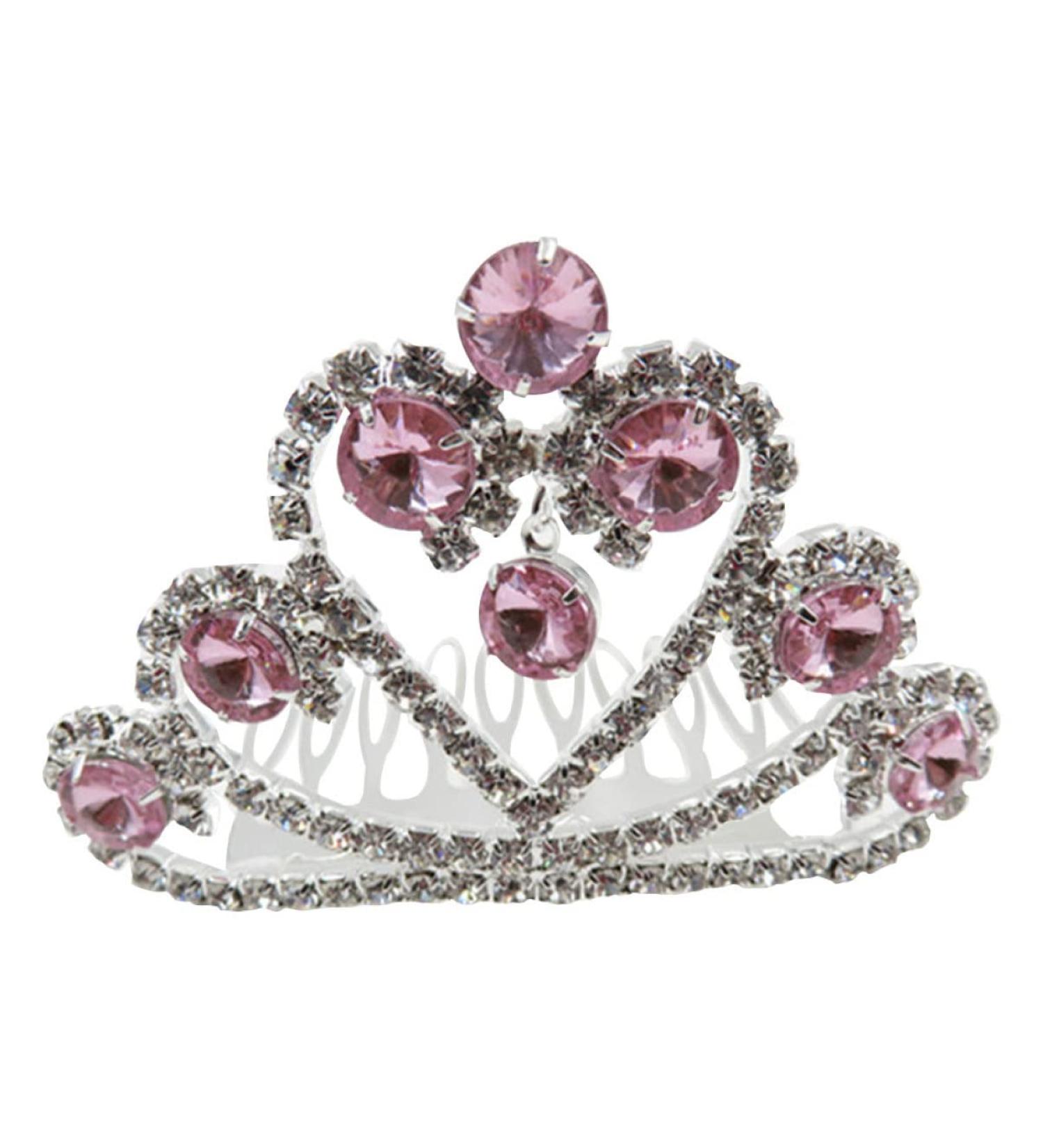 Ipetboom Daily Use Hair Accessories Crown Comb Crowns for Kids Rhinestone Headpiece Kids Hair Accessories Crystal Crown Kids Crown Hair Accessories for Kids Child Rhinestones Hair Comb - Buy Online on GoSupps.com