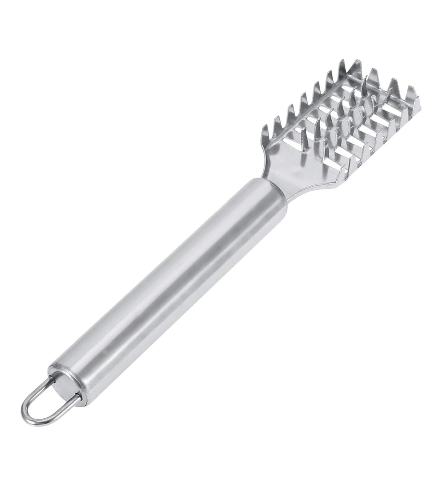 Fish Scaler Brush - Stainless Steel Handle Fish Scale Remover & Cleaning Tool | Perfect for Easy Fish Cleaning - Buy Online on GoSupps.com