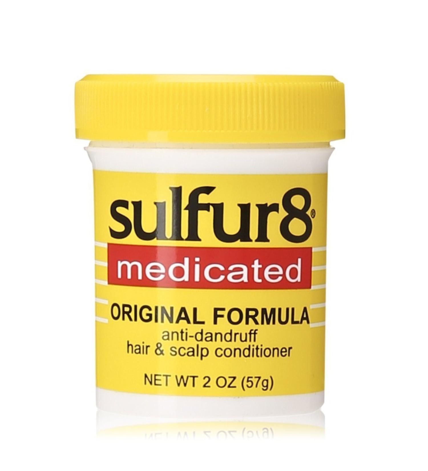 Sulfur8 Medicated Regular Formula Anti-Dandruff Hair and Scalp Conditioner 2 oz (Pack of 4)
