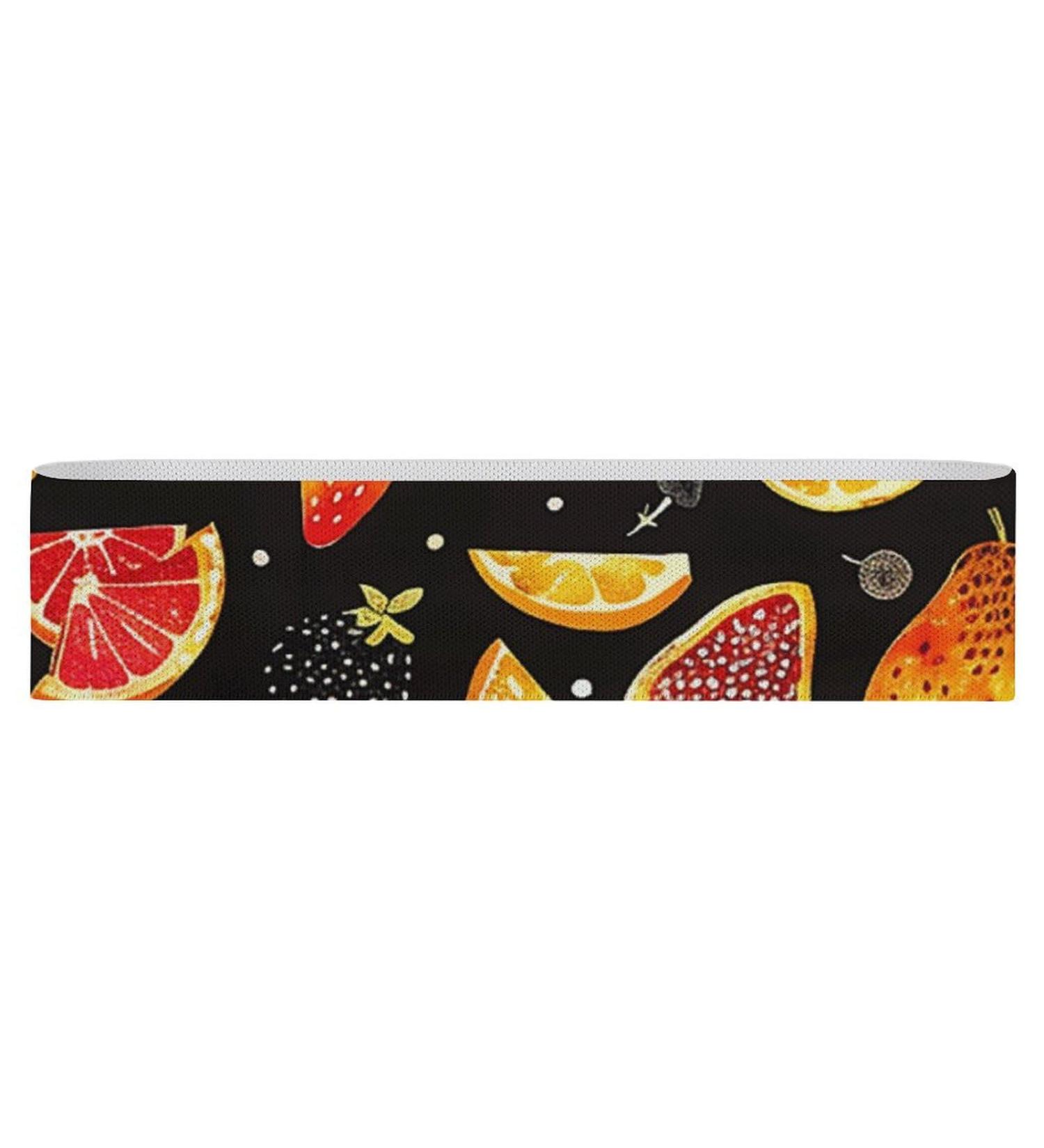 Unique Fruit Pattern Resistance Bands - Durable Elastic Fitness & Leg Bands for Effective Workouts - International Shipping Available - Buy Online on GoSupps.com