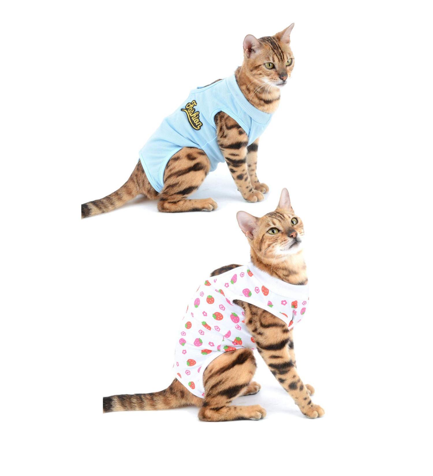 Selmai Medical Pet Shirt for Dogs & Cats - Soft Cotton E-Collar Alternative for Post-Op Wound Protection | 2 STK XL - Buy Online on GoSupps.com