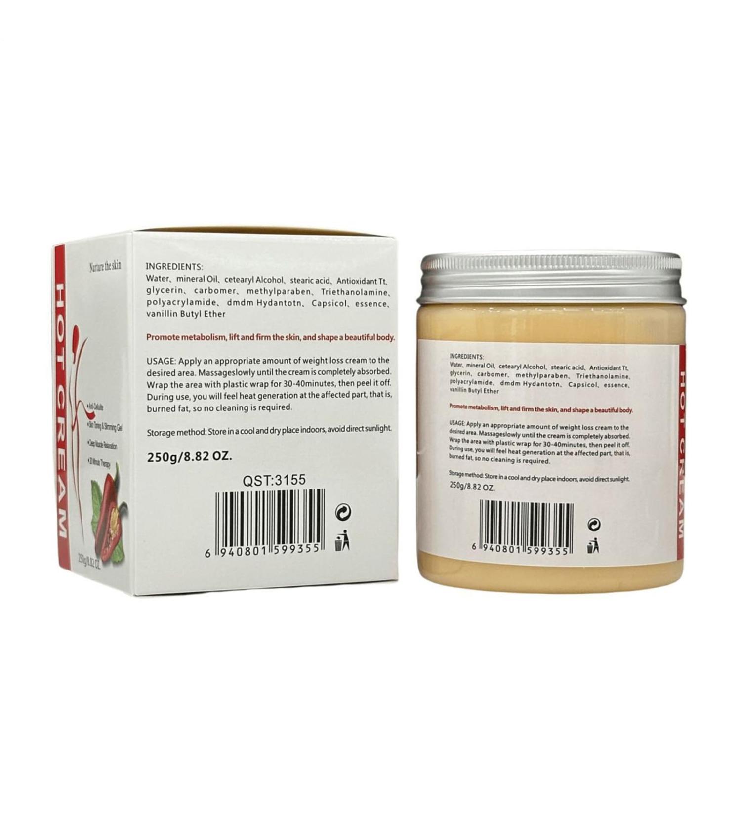 Cr me mincerante chaude cr me mince lotion serr e tonification de lifting 250 g action br lante et tonifiante sculpture et soul vement pour les femmes massage de la peau - Buy Online on GoSupps.com