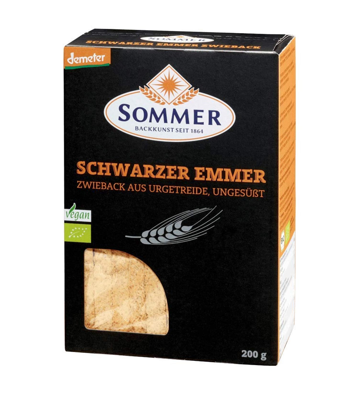 SOMMER CABLE Black Emmer Rusk 200 g