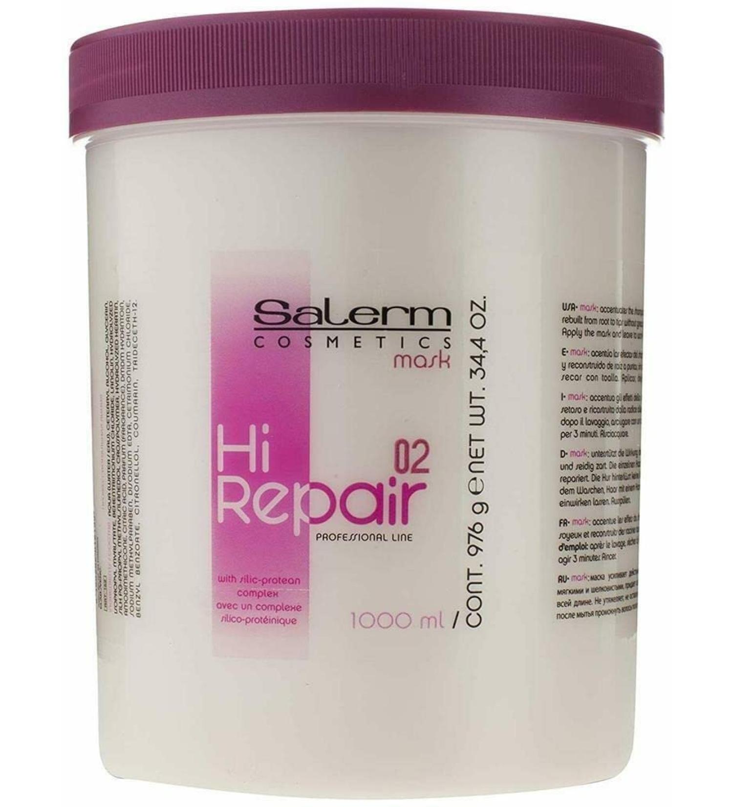 Salerm Cosmetics Hair Mascaras 1000ml - Pack of 1 | Long-lasting Color for Beautiful Hair - Buy Online on GoSupps.com