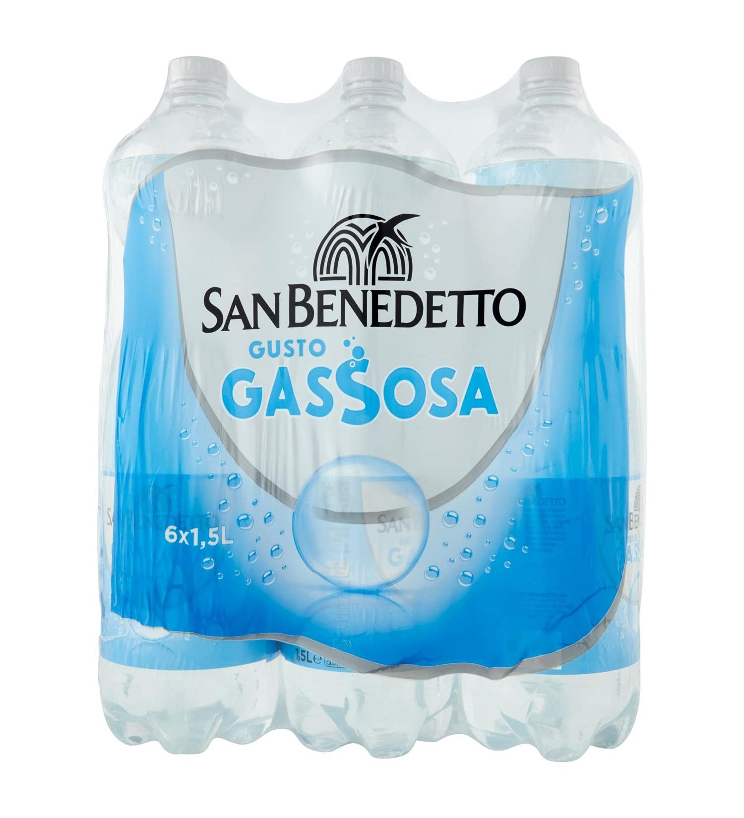 SAN BENEDETTO 6 bouteilles de liter gazeux 01:50 - Buy Online on GoSupps.com