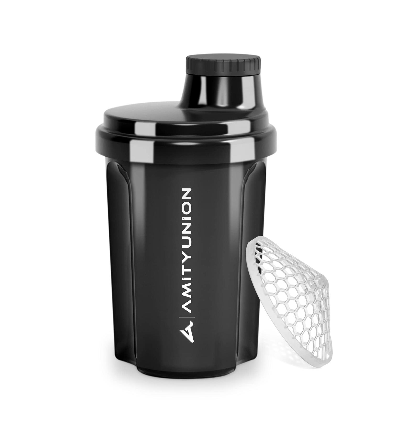 Protein Shaker 300 ml Heaven Leak-Proof BPA-Free with Click Sieve and Scale for Creamy Whey Shakes Fitness Cups for Isolate - Buy Online on GoSupps.com