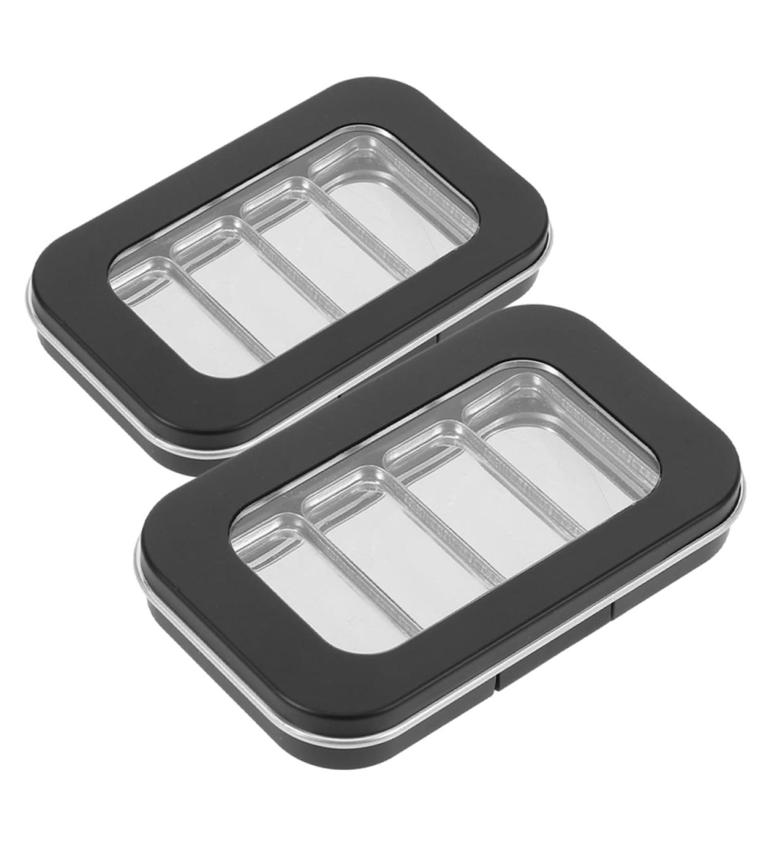 LIFKOME Palette Magn tique Vide Maquillage 2 Pi ces Format Compact Petit Rangement Cosm tique Voyage Bo te Absorption Magn tique Pour Fards Paupi res Mallette Beaut  - Buy Online on GoSupps.com