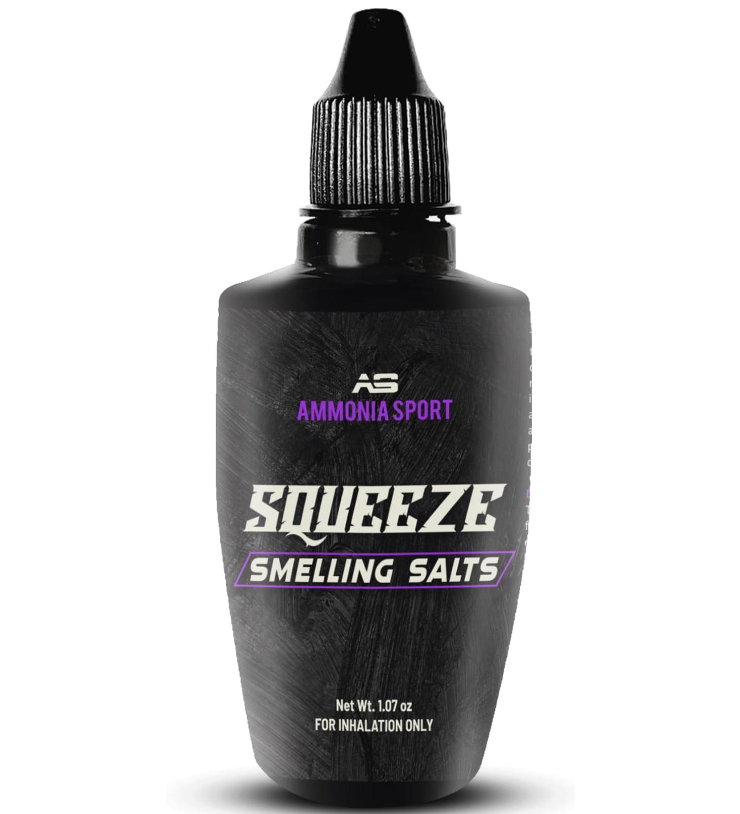 Smelling Salts - Squeeze (Original) Pre-Activated with Hundreds of Uses Per Bottle - AmmoniaSport