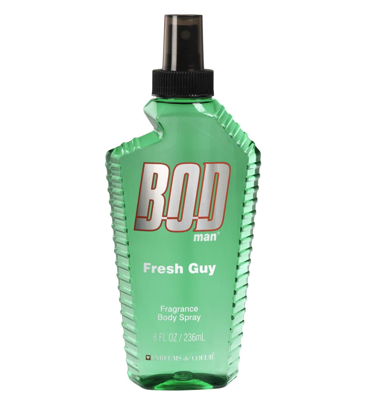 Bod Man Fresh Guy For Men Fragrance Body Spray 8 oz - Parfums De Coeur - Buy Online on GoSupps.com