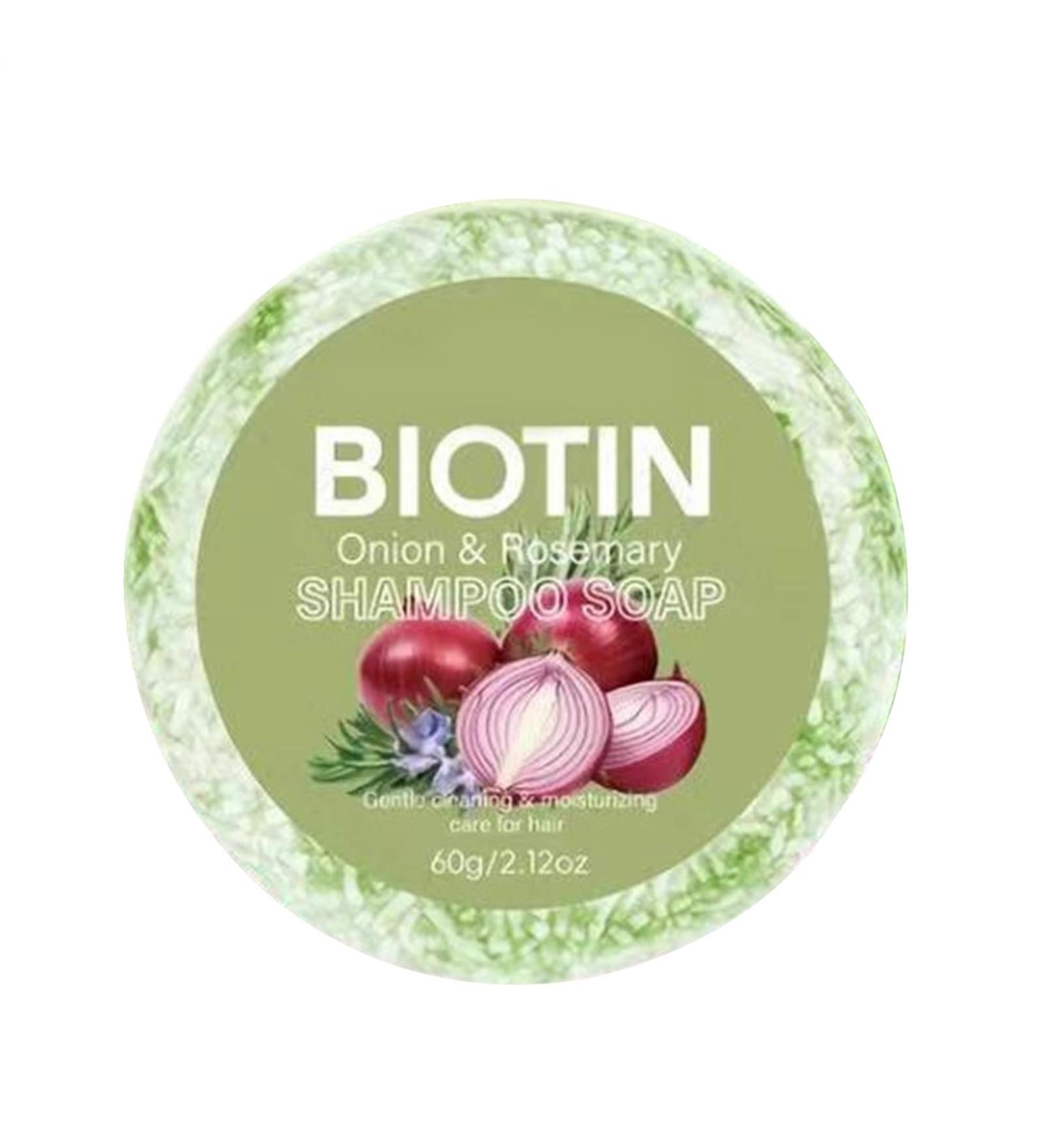  G n rique Onion Biotin Shampoo Bar Onion Bar Shampoo Solid Shampoo To Strengthen Deep Cleanse And Moisturize Hair Types (65g) - Buy Online on GoSupps.com