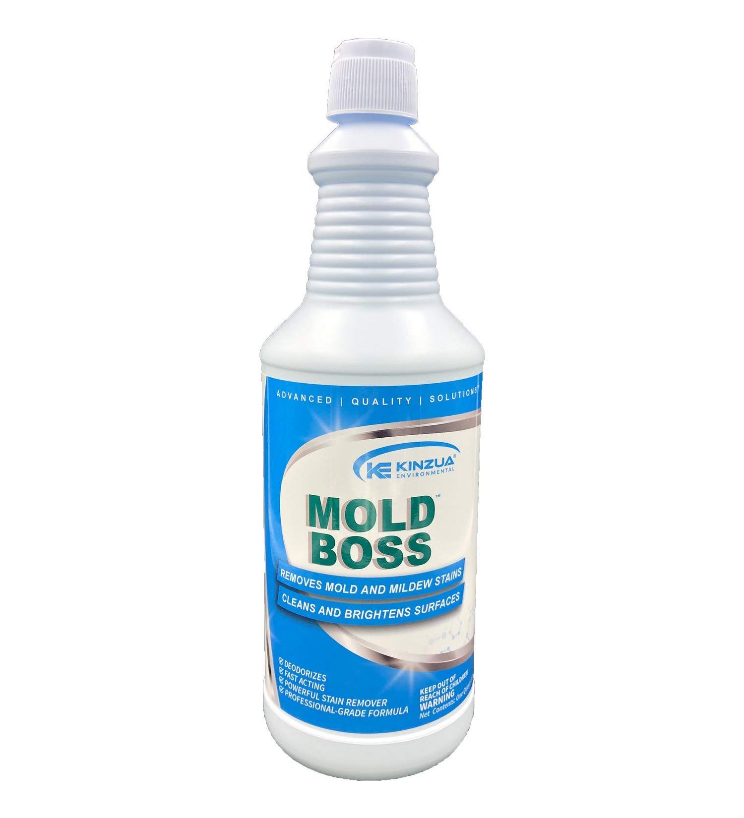 Mold Boss Professional Stain Remover Cleaner | 32 oz | Removes Mold, Mildew, Hard Water Stains, Calcium, Soap Scum | Safe on Multiple Surfaces | Commercial-Grade - Buy Online on GoSupps.com