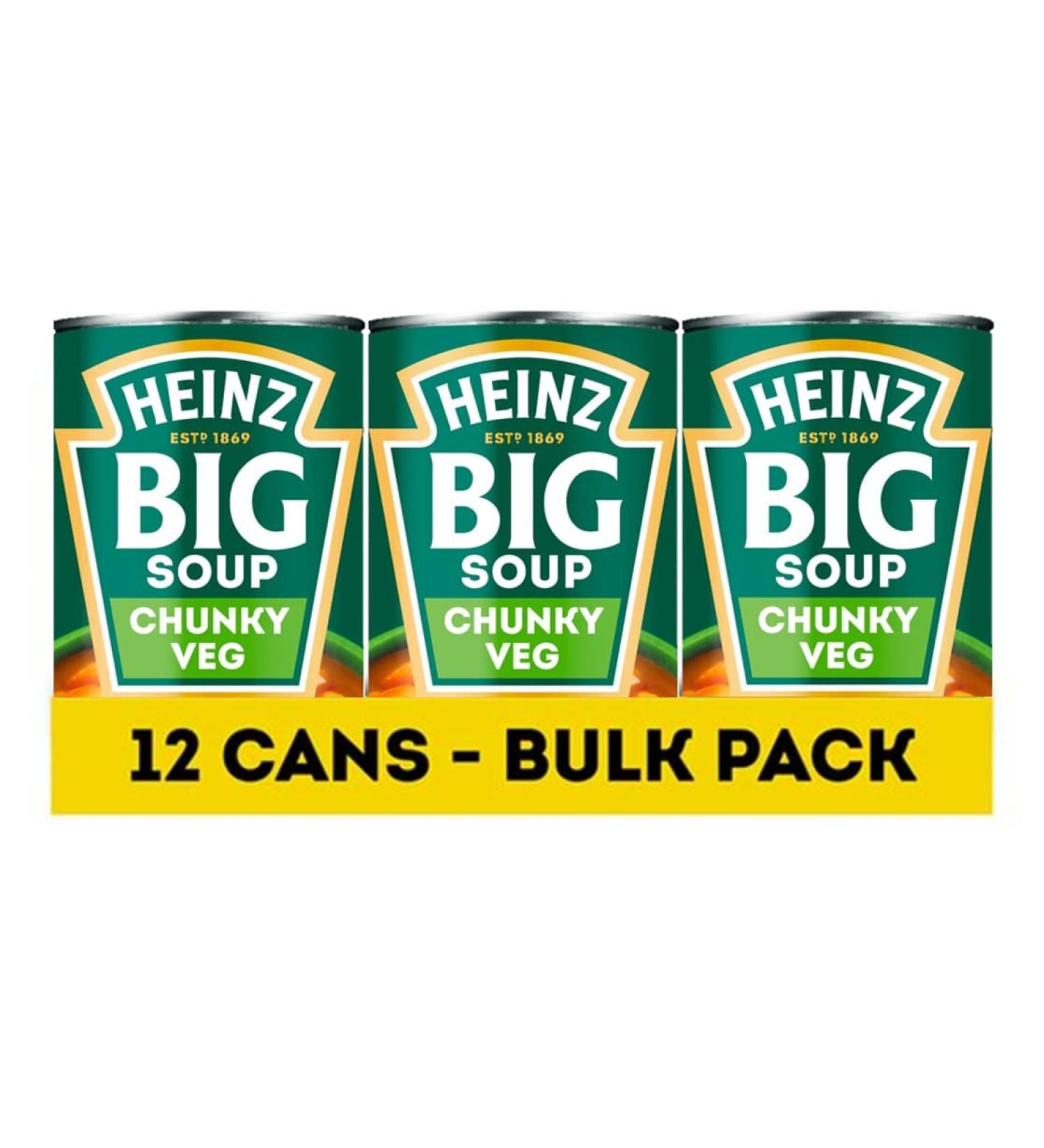  HEINZ Heinz Set of 12 large vegetable soups 400 g - Buy Online on GoSupps.com