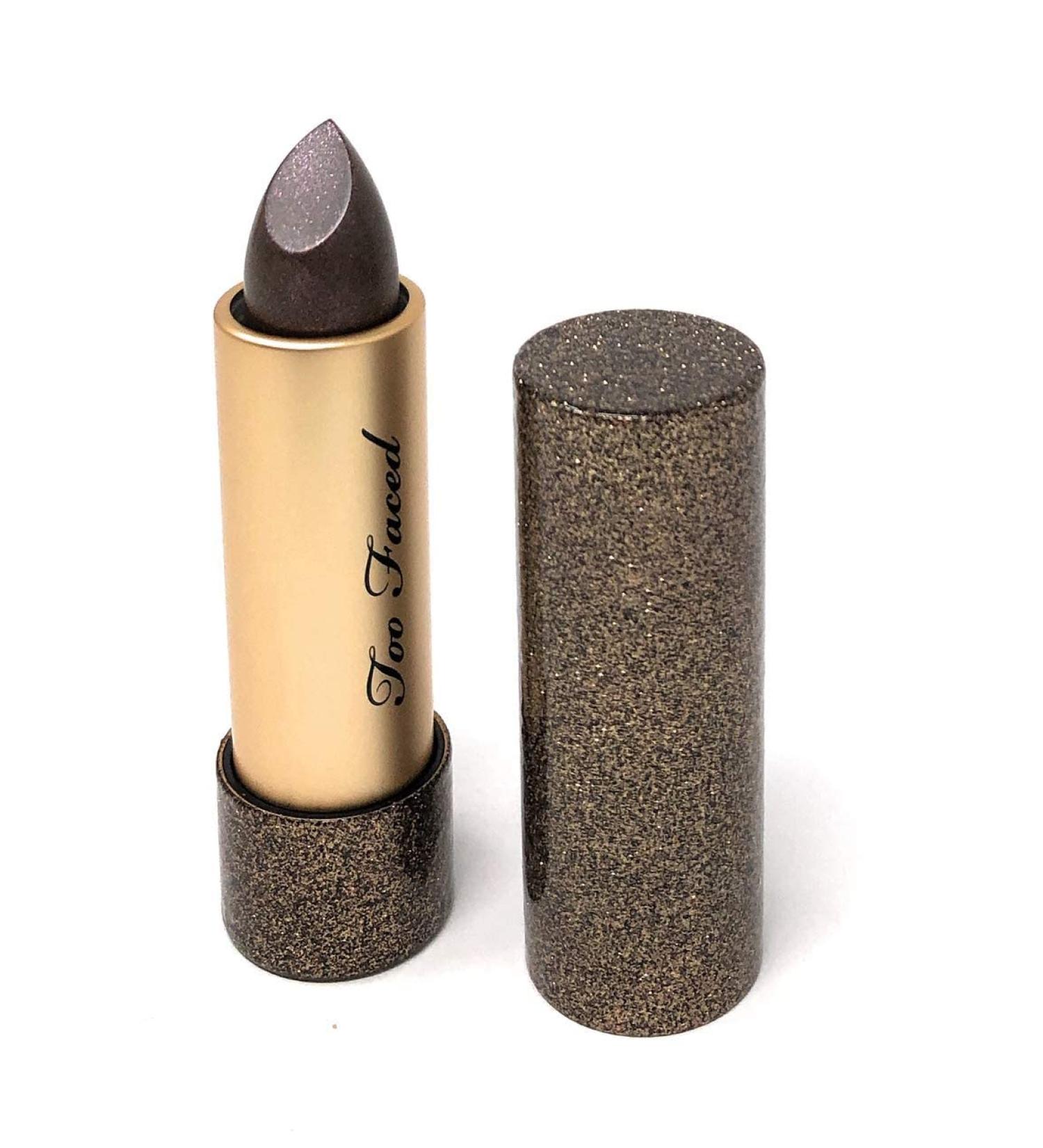 Too Faced Throwback Lipstick - Hoochie Hoochie Metallic Sparkle Lipstick - Cheers to 20 Years Collection - Full Size 3g/0.10oz - Buy Online on GoSupps.com