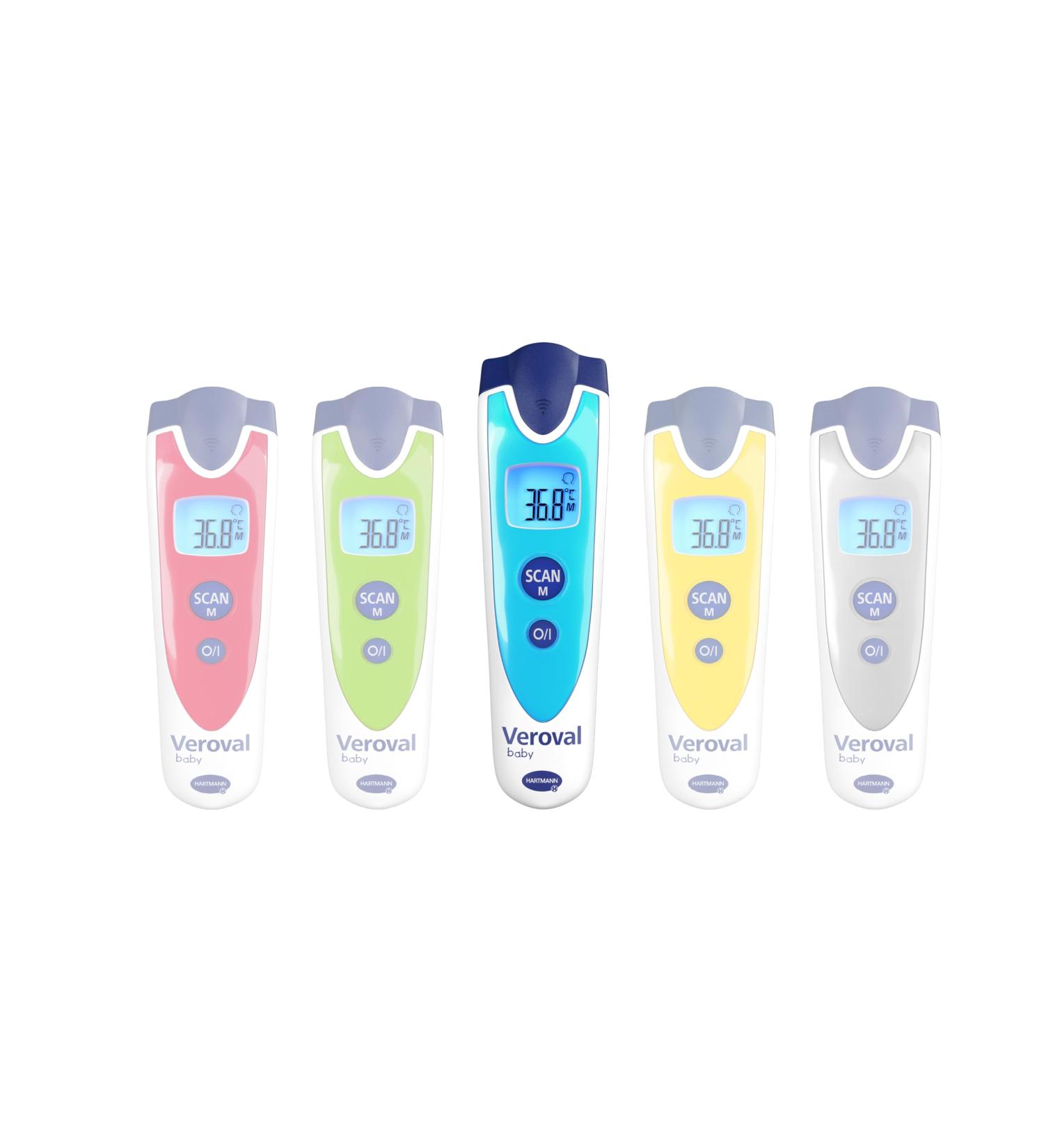 Veroval Baby Infrared Thermometer - Contactless Noiseless Quick Body & Object Temperature Measurement - Ideal for Parents - Buy Online on GoSupps.com