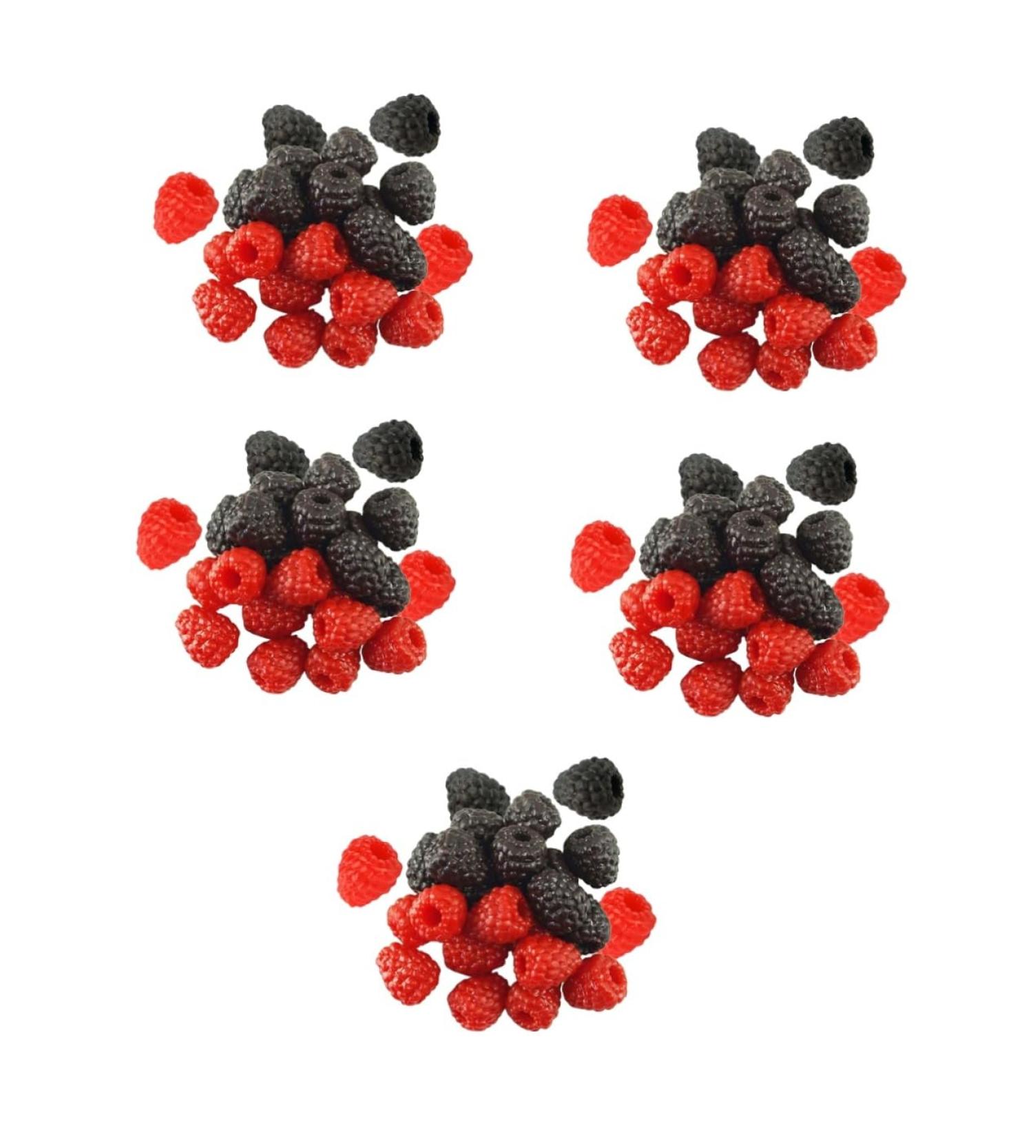 HOMSFOU 200 Pcs Simulation Raspberry Small Christmas Decor Fruitful Mini Fake Fruit Photo Prop Raspberry Kids Fruit Model Prop Pvc Raspberry Vegetable Props Plant Food Decorate Soft Pvc - Buy Online on GoSupps.com