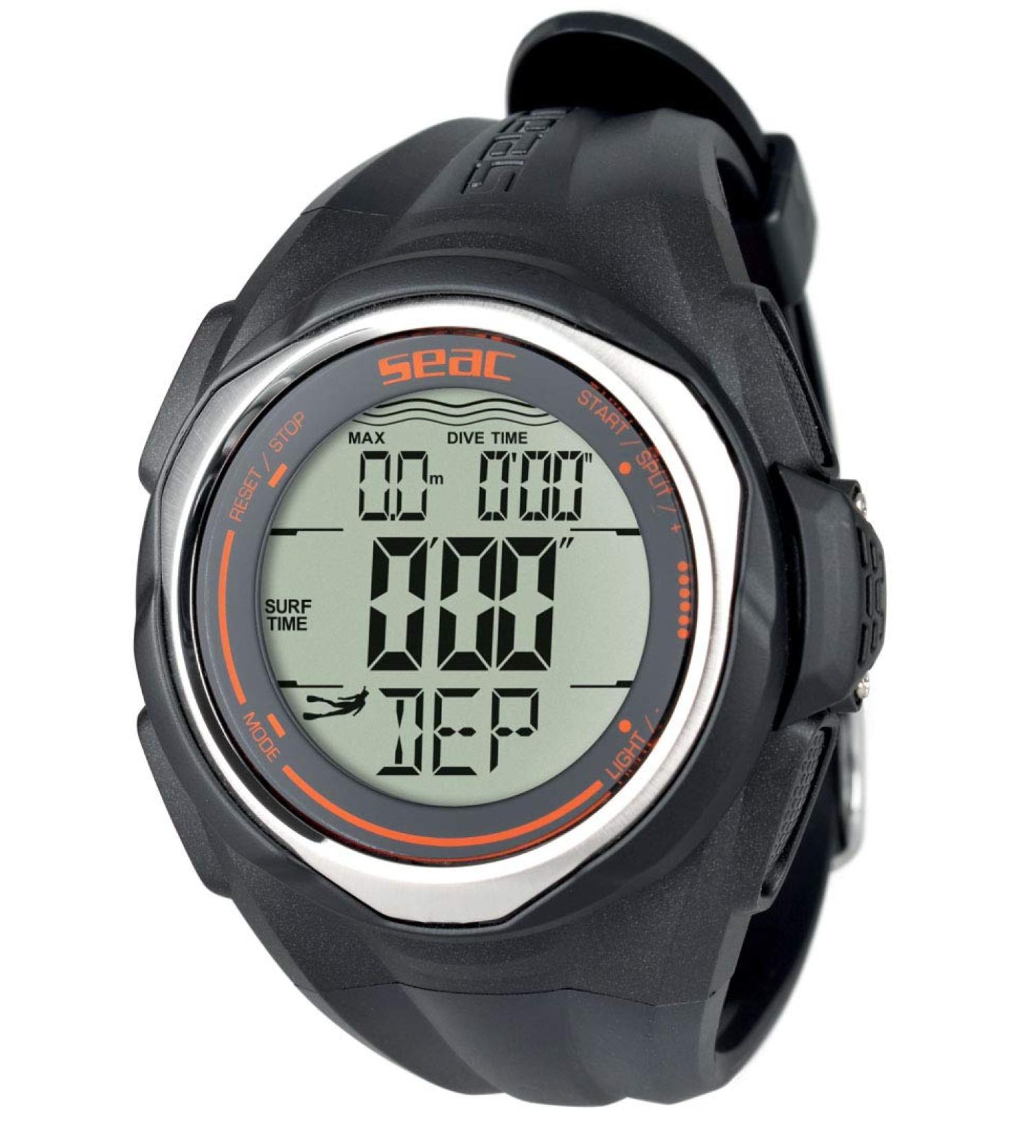 Seac Partner Wrist-Mount Freediving Computer - Black, One Size - Buy Online on GoSupps.com