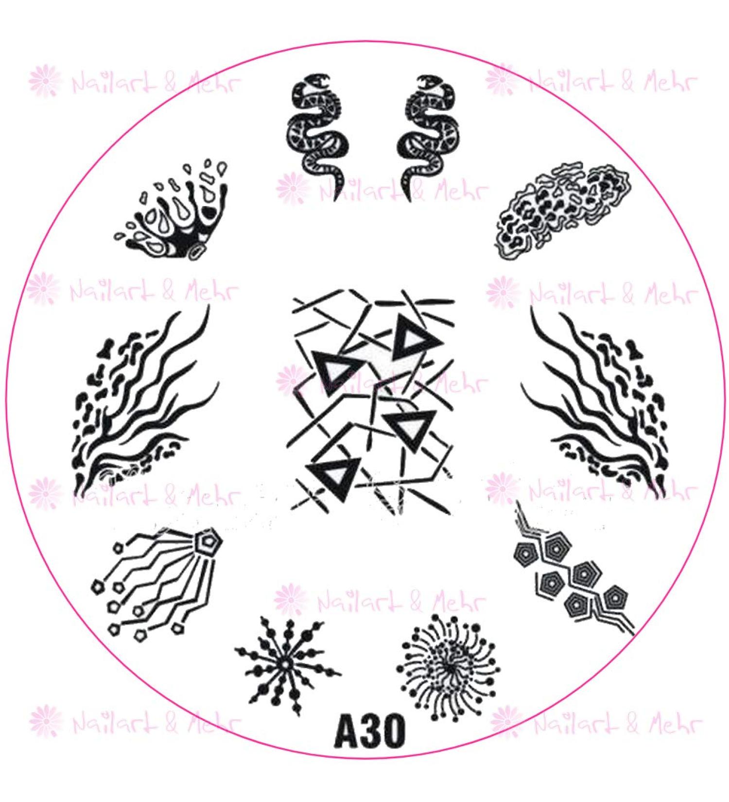 Stamping template # A-30