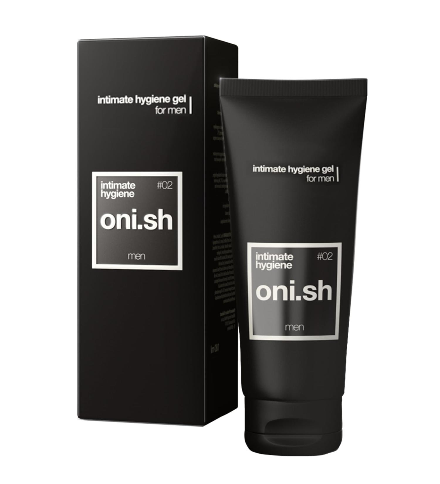 Oni.sh Intimate Hygiene Gel for Men - Refreshing Cleanser for Daily Use Prevents Odor Soothes Irritation Non-Soapy Formula - 180ml - Buy Online on GoSupps.com