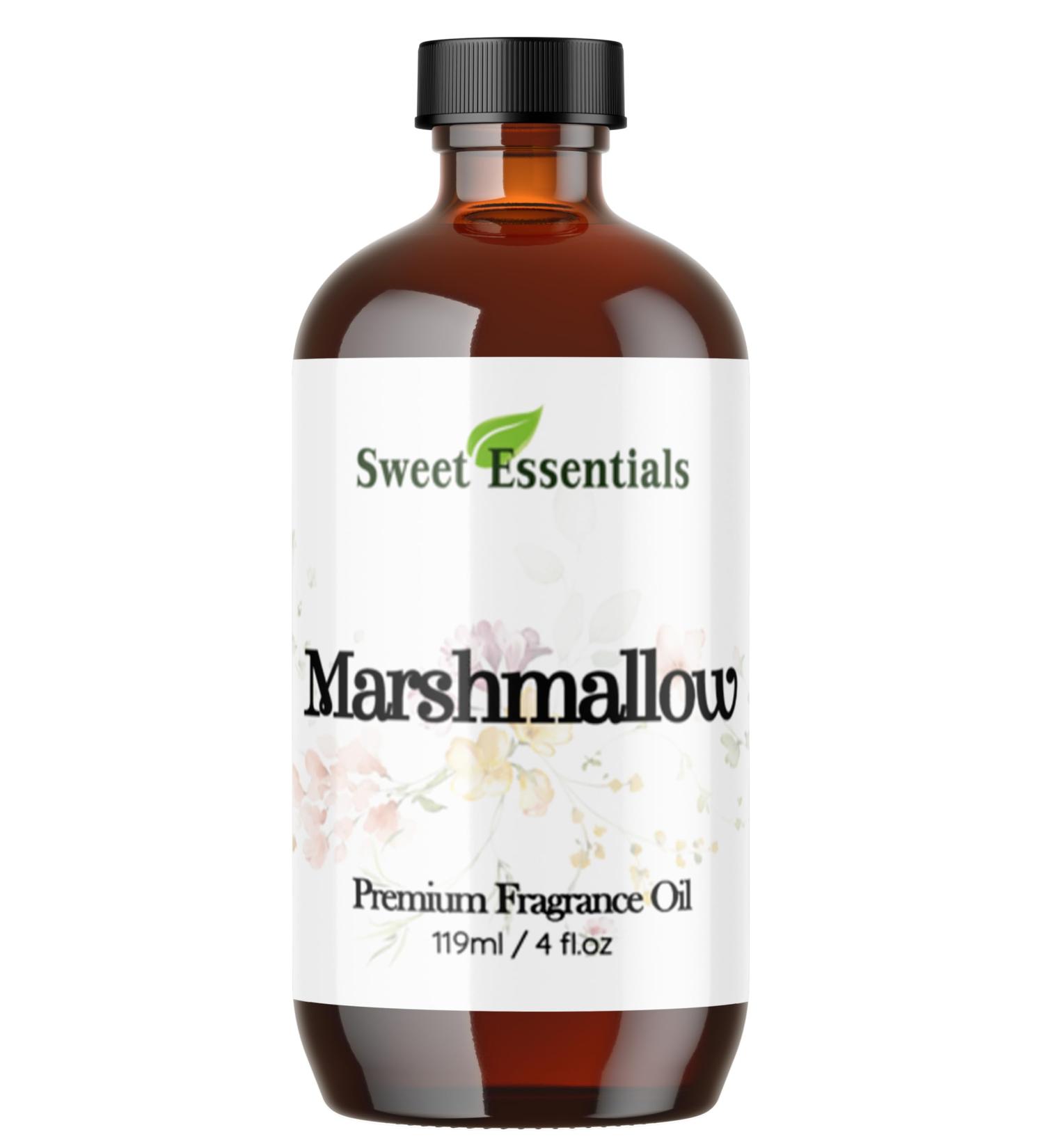 Marshmallow 4oz Premium Fragrance Oil Aromatherapy Diffuser Crafts Soap Home Scents Bath & Body DIY Parfum and Much More. Versatile & Long-Lasting by Sweet Essentials - Buy Online on GoSupps.com