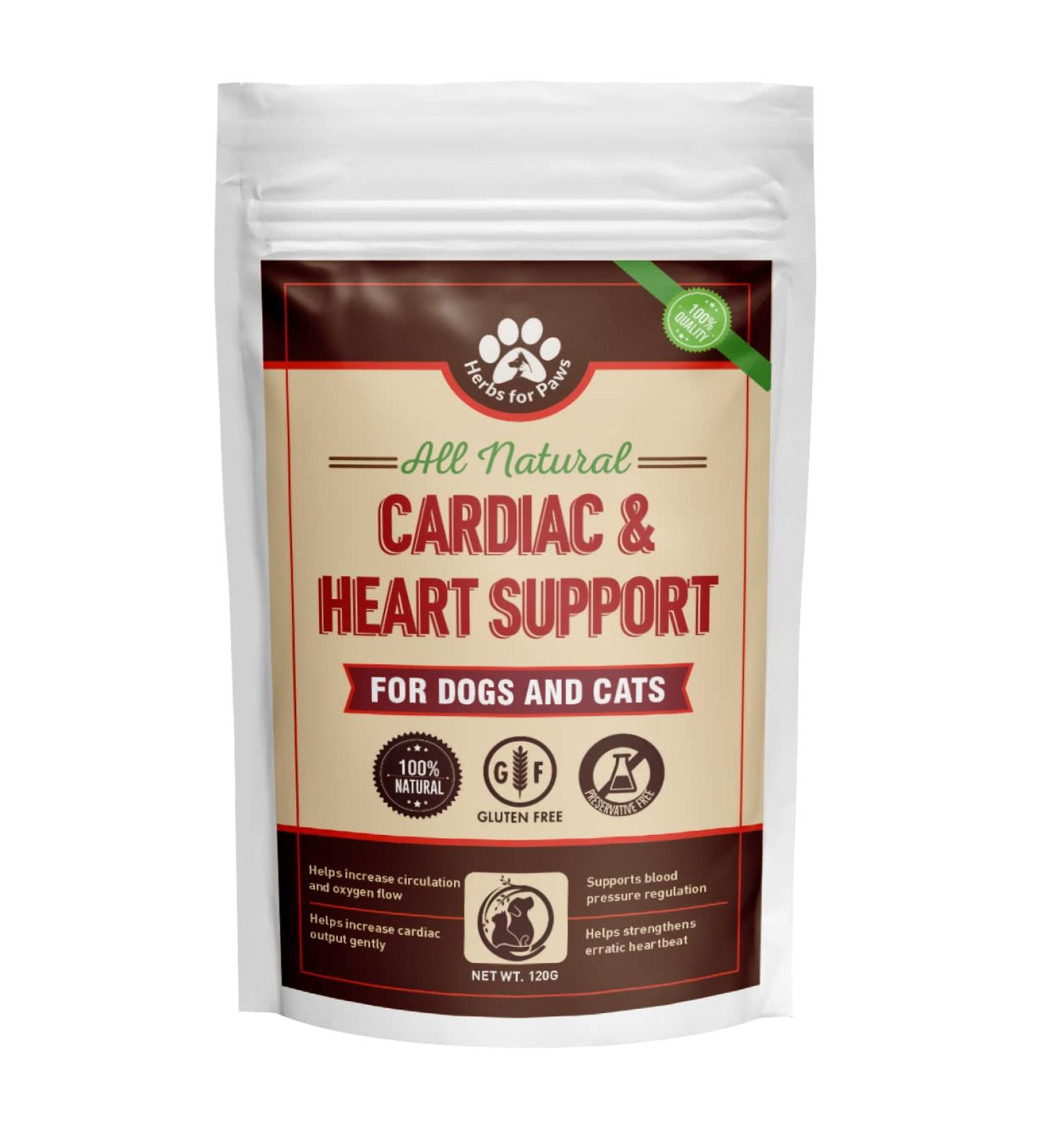 Hawthorn Heart Murmur Supplement for Dogs | Pet Cardio Strength Vitamins for Heart Health | Made in USA 4oz - Buy Online on GoSupps.com