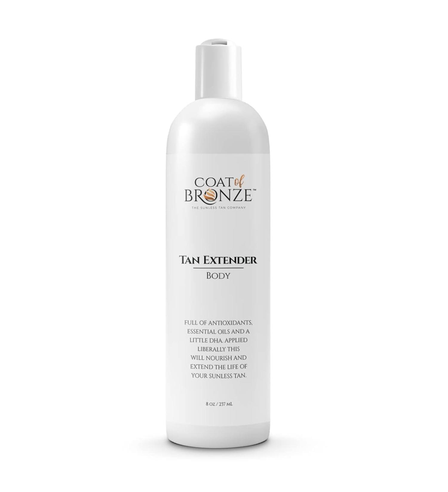 Bronze Tan Extender Lotion - Natural Moisturizer & Sunless Tanner | Paraben-Free Cruelty-Free Essential Oils | Made in USA - 8oz - Buy Online on GoSupps.com