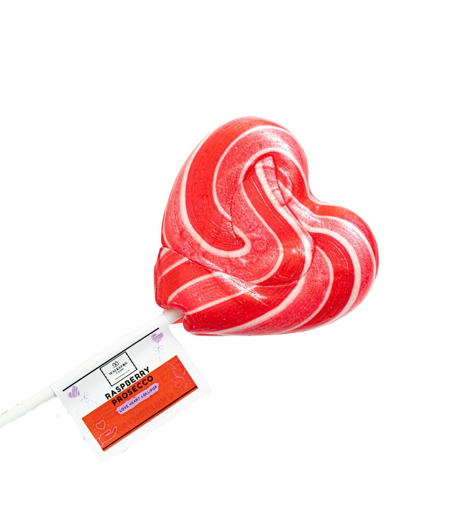 Raspberry Bellini Love Heart Lollipops (2)